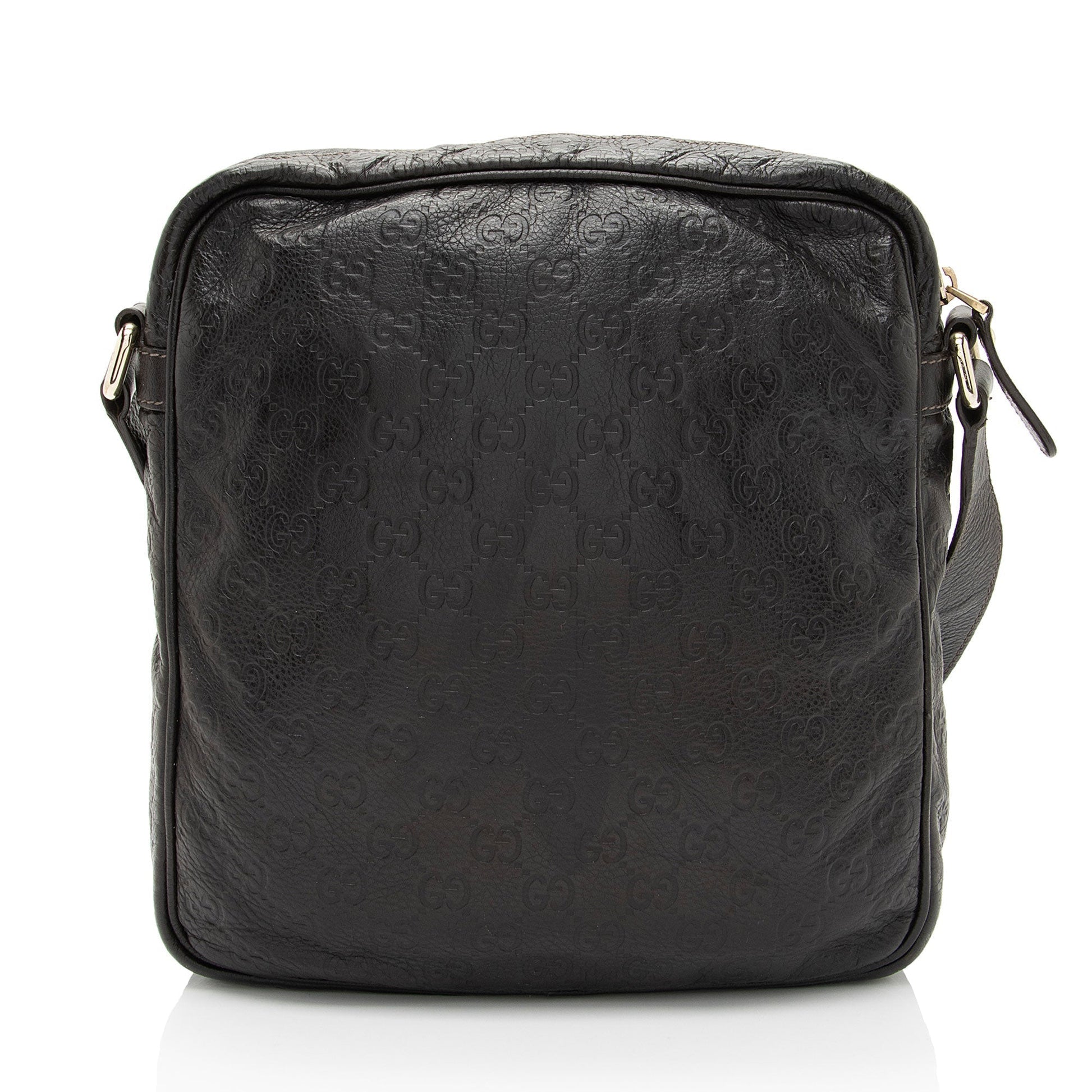 Gucci Guccissima Messenger SHF-miYj5L Leather Brown Medium Shoulder Bag