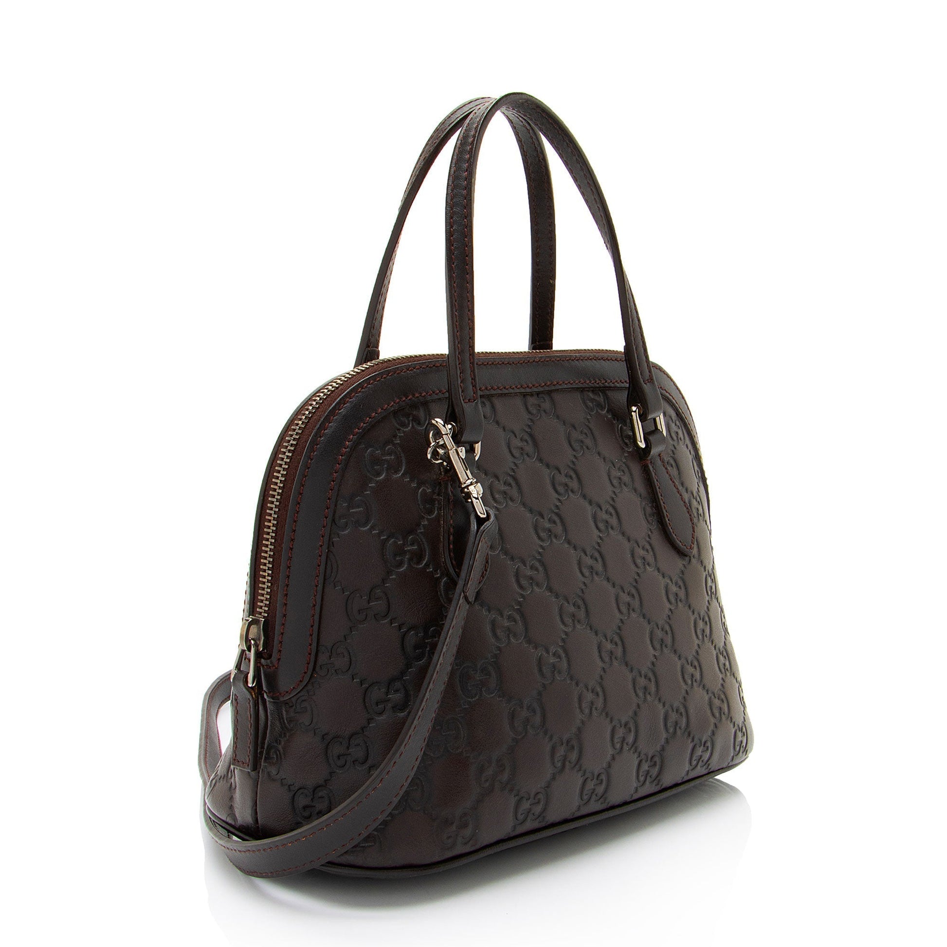 Gucci Guccissima Dome Leather Small Travel Bag