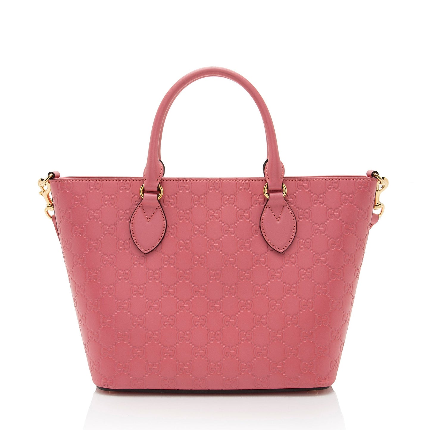 Gucci Guccissima Signature SHF-CtnUIT Leather Pink Medium Tote Bag
