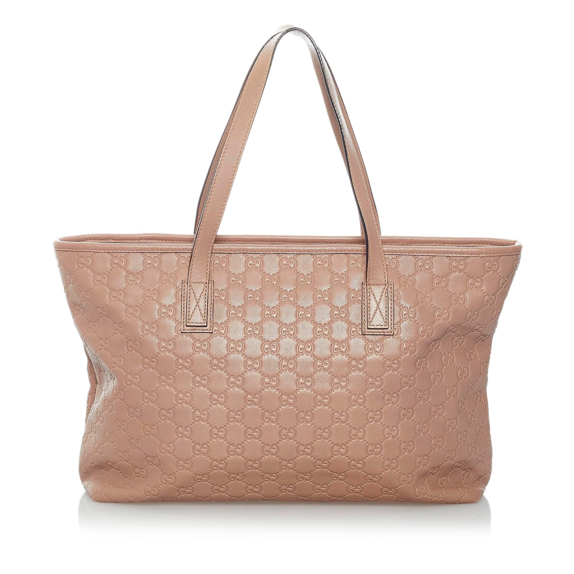 Gucci Guccissima SHG Leather Calf Brown Tote Bag