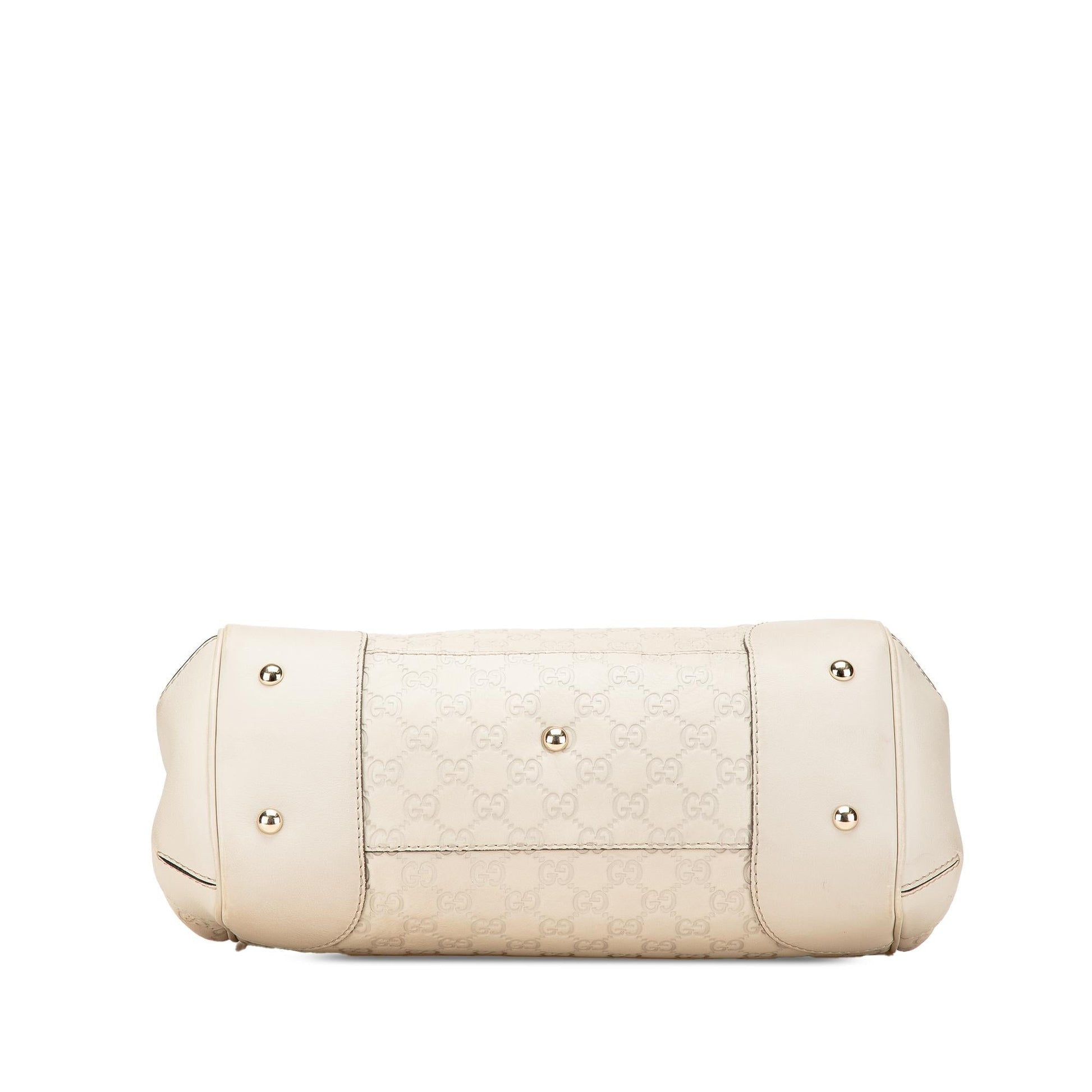 Gucci Guccissima Mayfair Calf White Tote Bag Mayfair Tote
