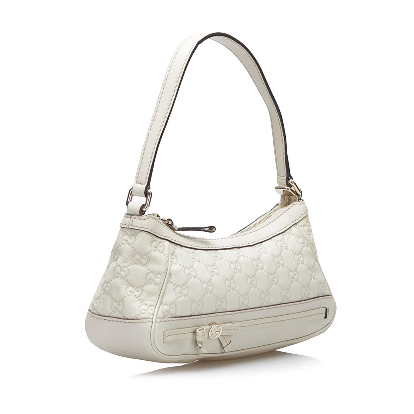 Gucci Guccissima Mayfair SHG-KK70HO Calf White Handbag
