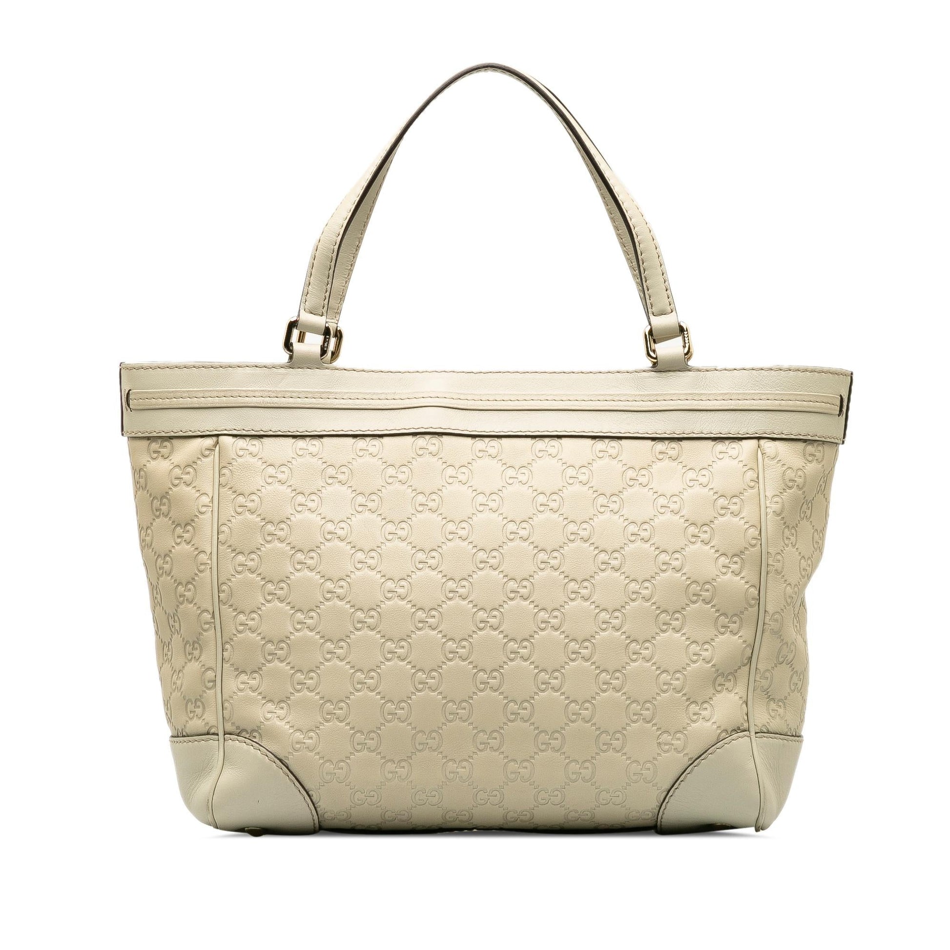 Gucci Guccissima Mayfair SHG-UUzCgj Calf White Shoulder Bag