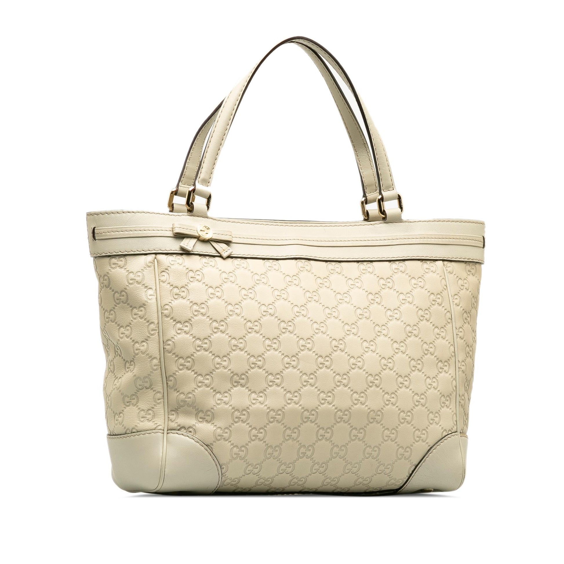 Gucci Guccissima Mayfair SHG-UUzCgj Calf White Shoulder Bag