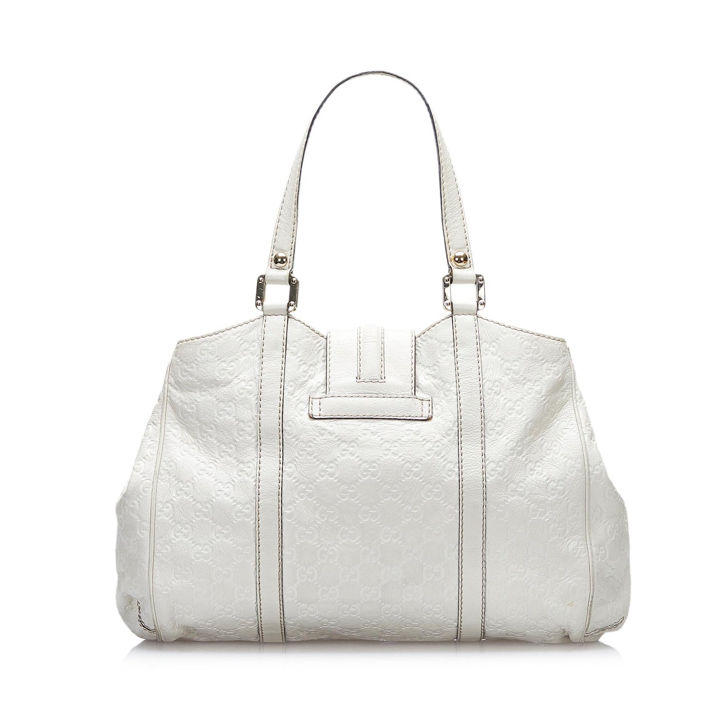 Gucci Guccissima New Ladies SHG-UIeVHE Calf White Shoulder Bag