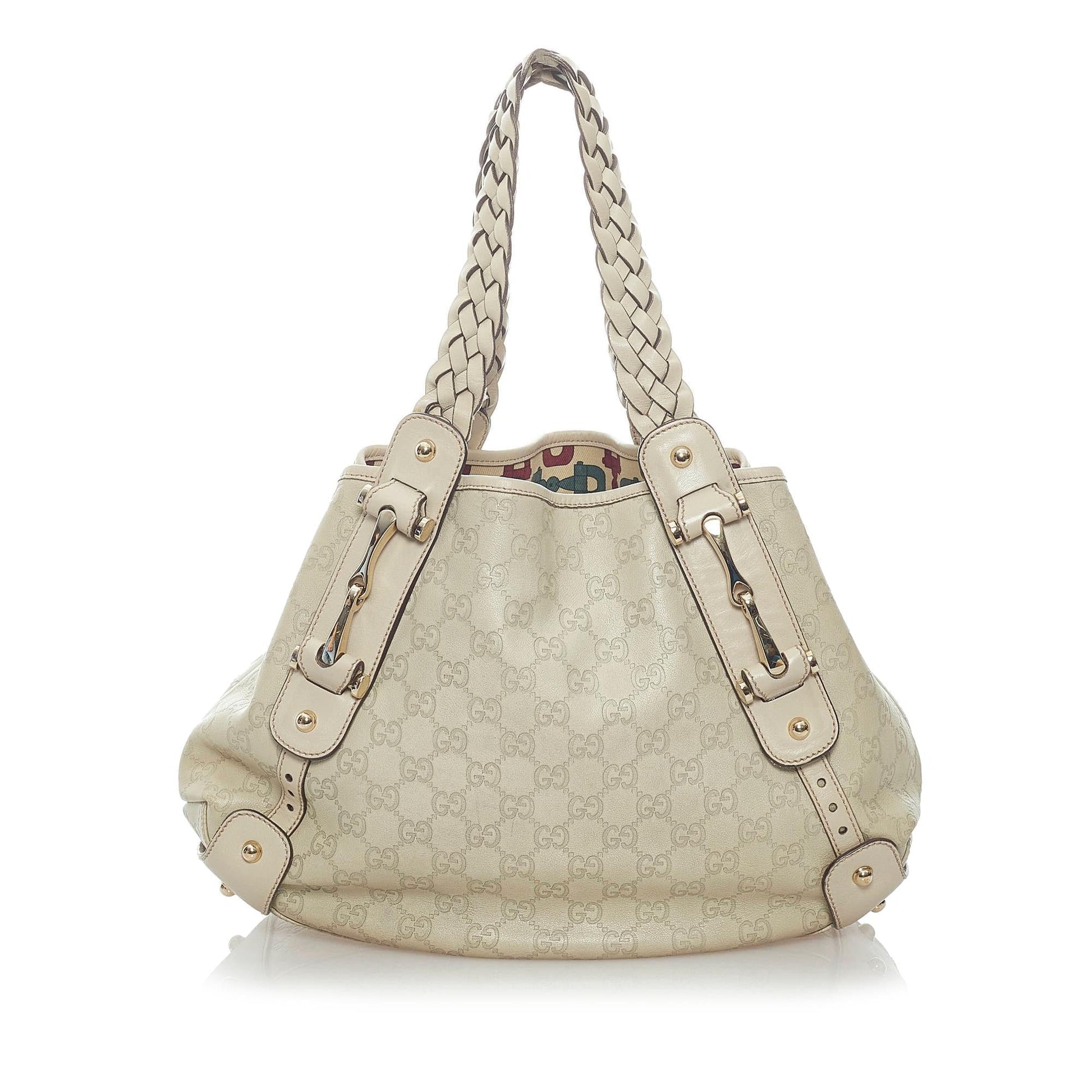 Gucci Guccissima Pelham SHG Calf White Shoulder Bag