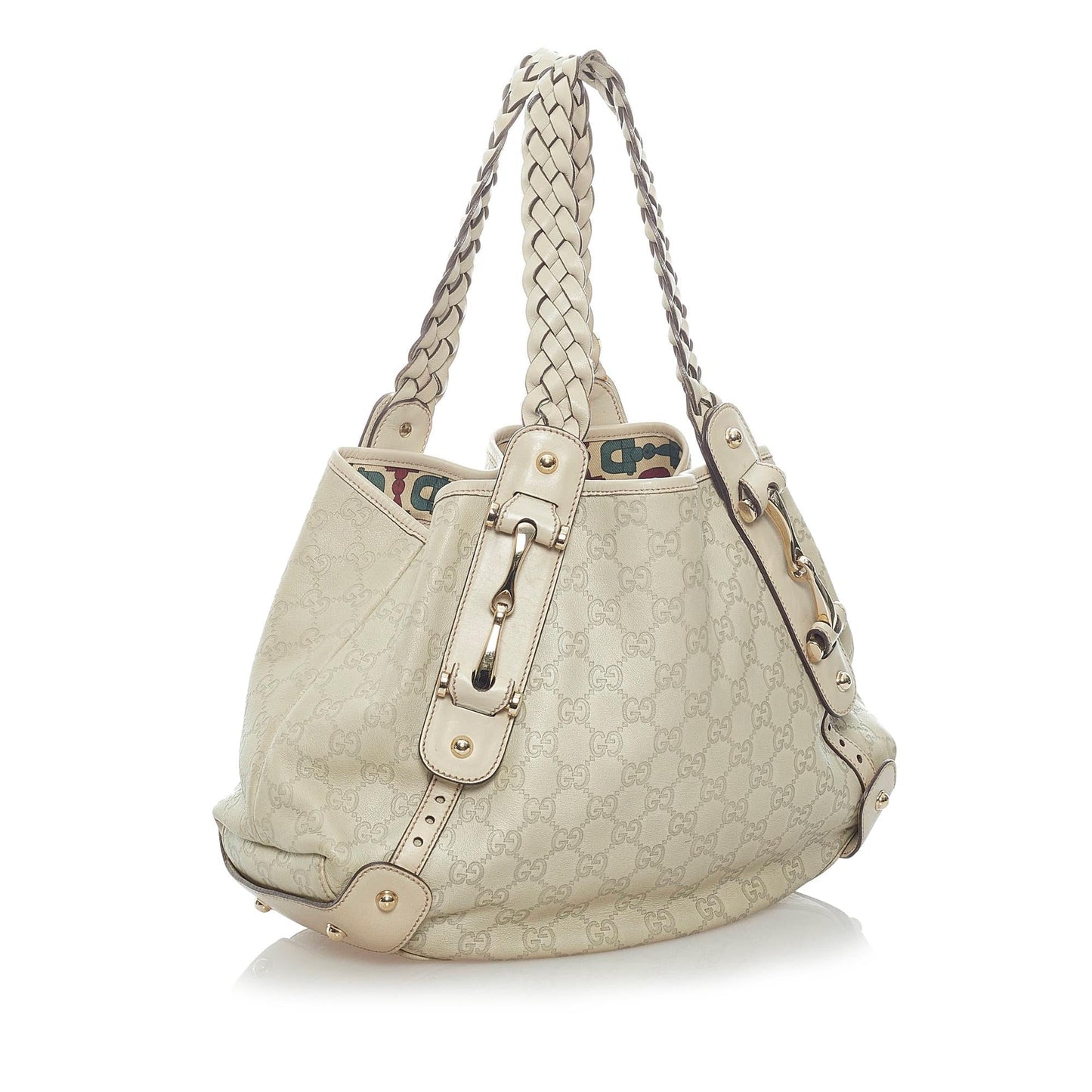 Gucci Guccissima Pelham SHG Calf White Shoulder Bag
