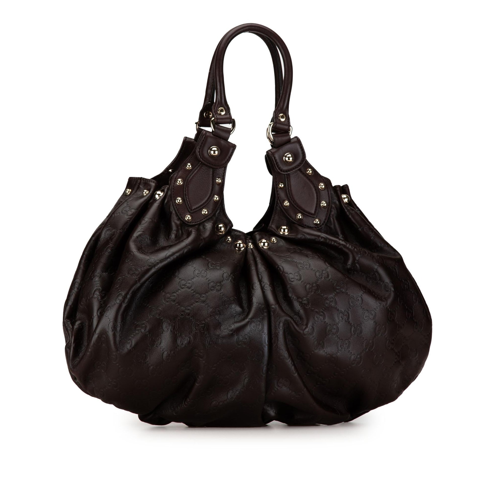 Gucci Guccissima Pelham SHG-4eiRdK Calf Brown Shoulder Bag
