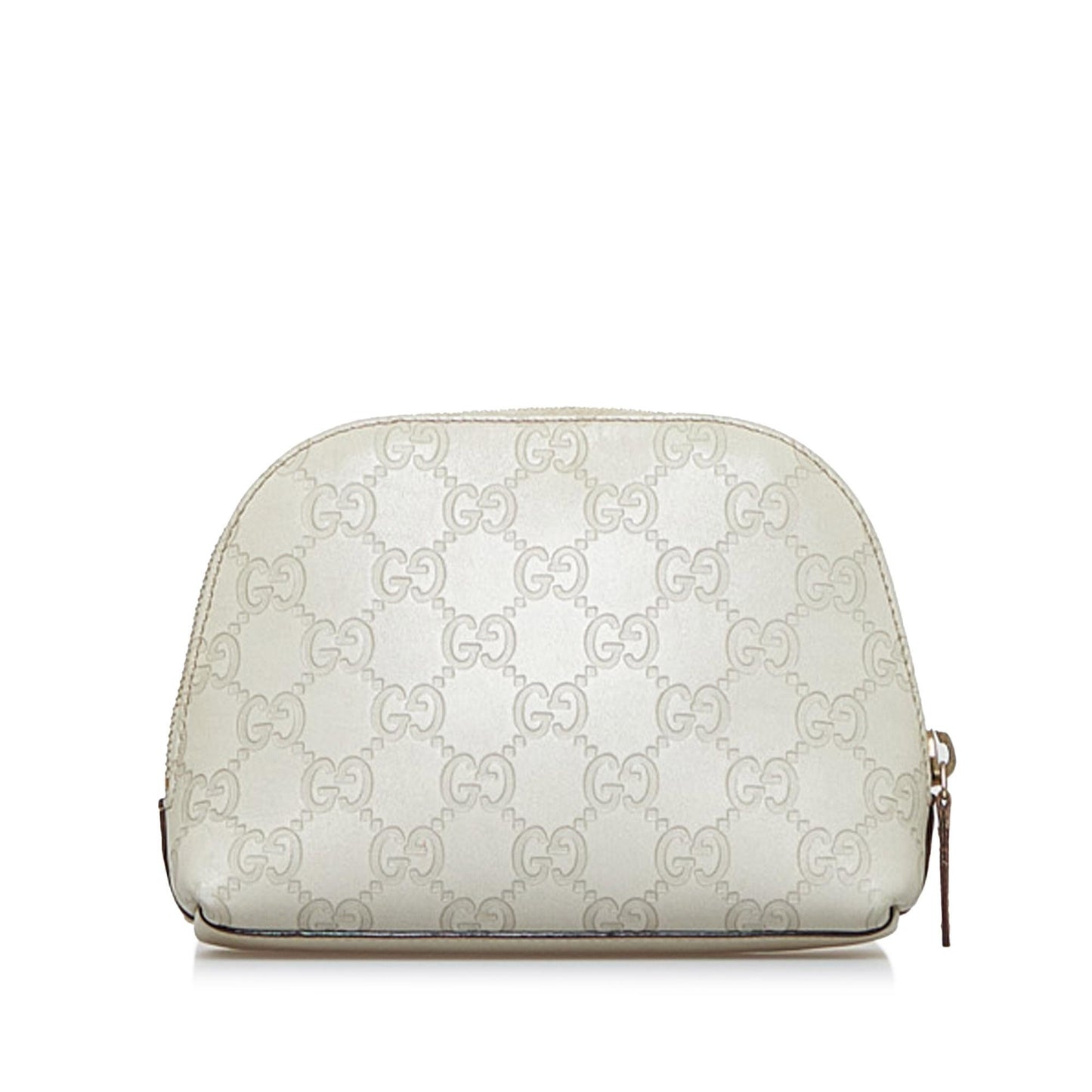 Gucci Guccissima Pouch SHG-ur6Axd Calf White Handbag