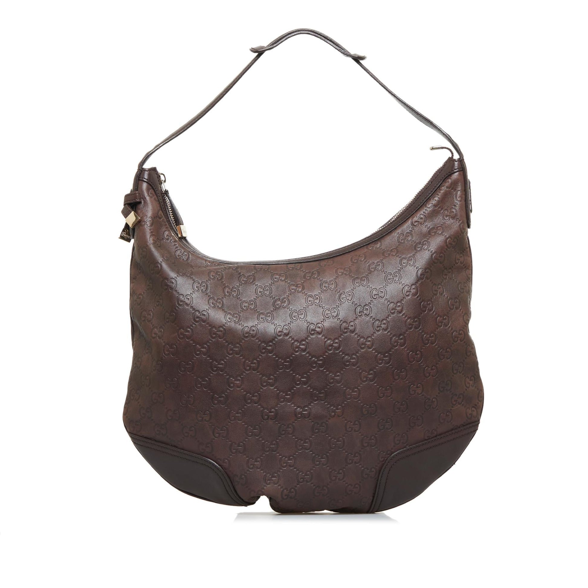 Gucci Guccissima Princy SHG-1mNIIz Calf Brown Shoulder Bag