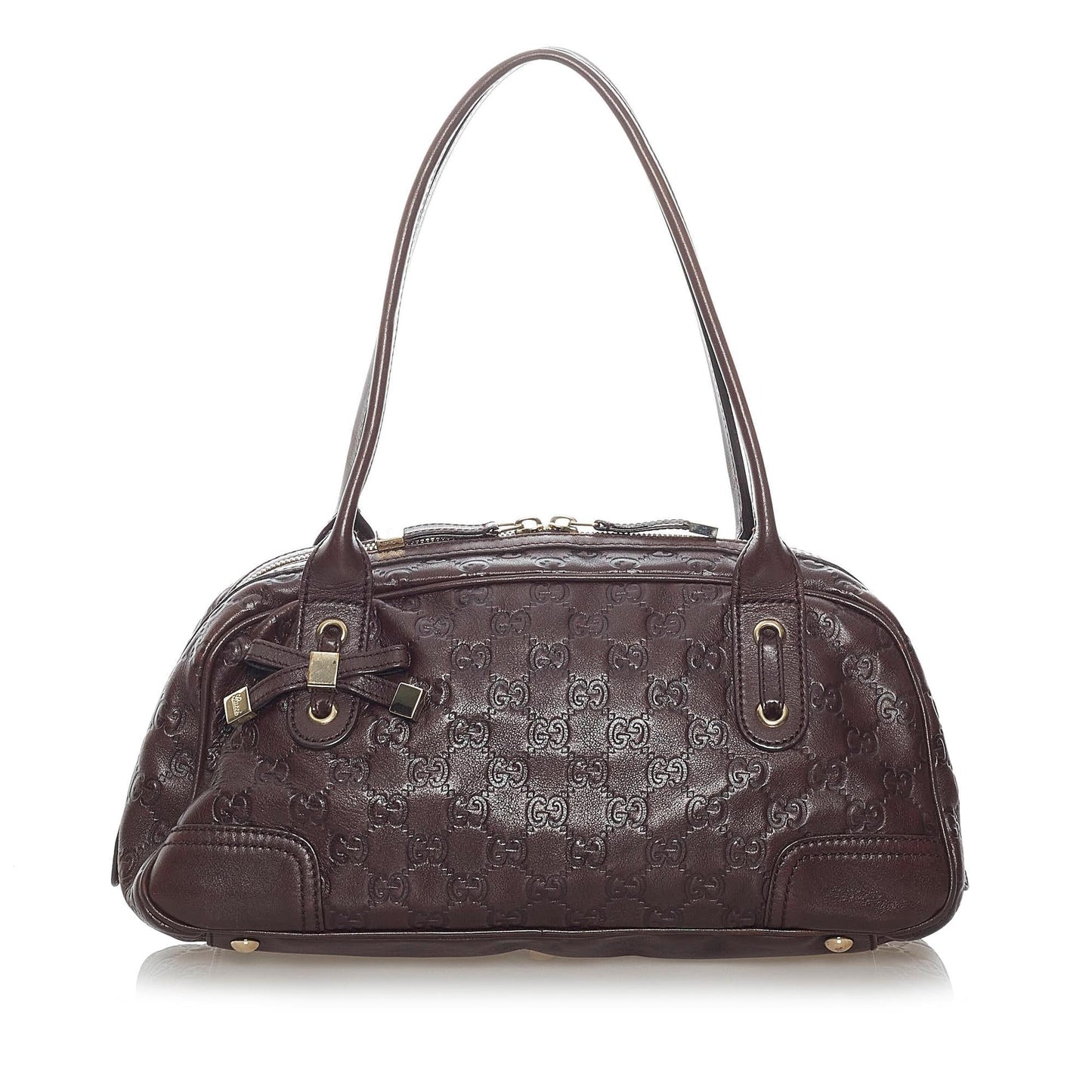 Gucci Guccissima Princy SHG Leather Calf Brown Shoulder Bag