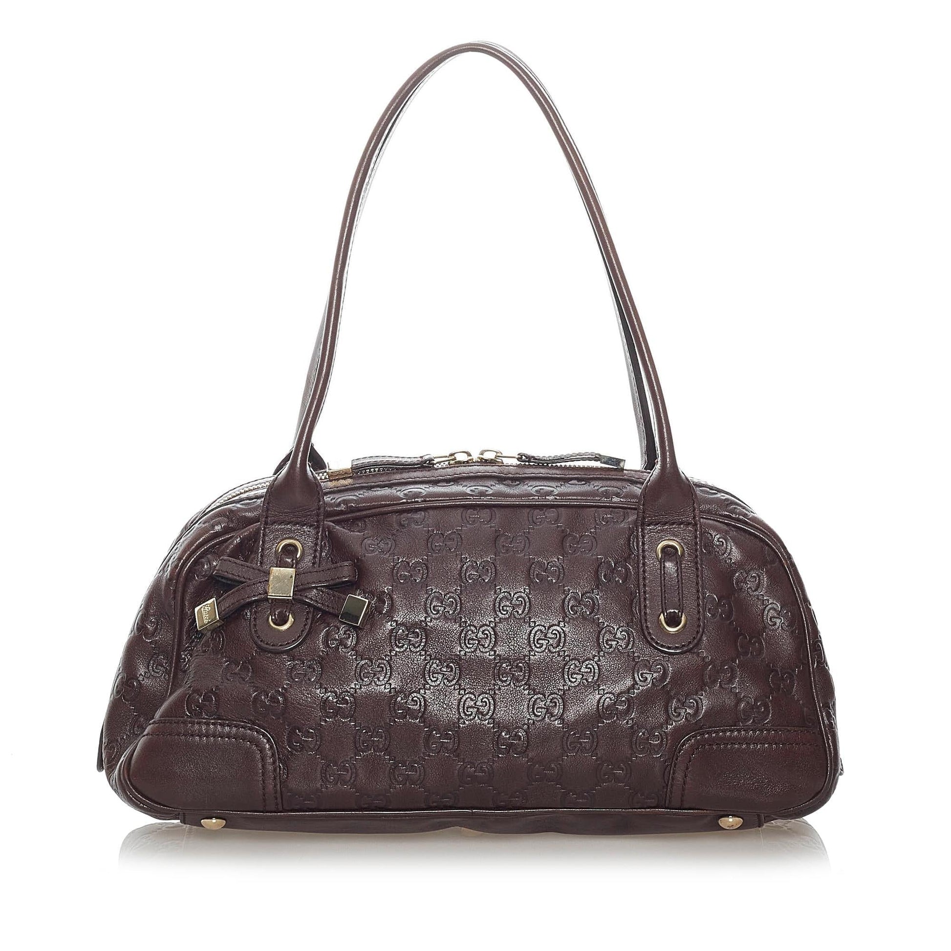 Gucci Guccissima Princy SHG Leather Calf Brown Shoulder Bag