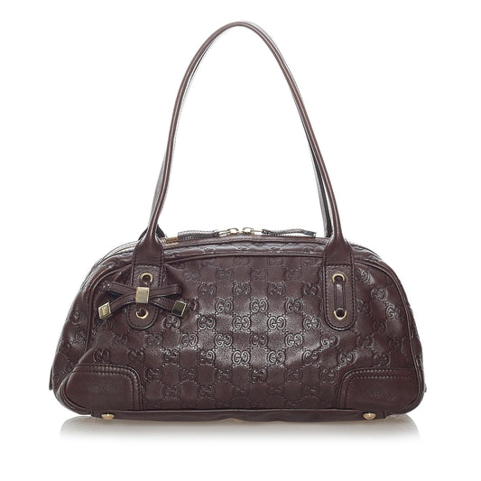Gucci Guccissima Princy SHG Leather Calf Brown Shoulder Bag