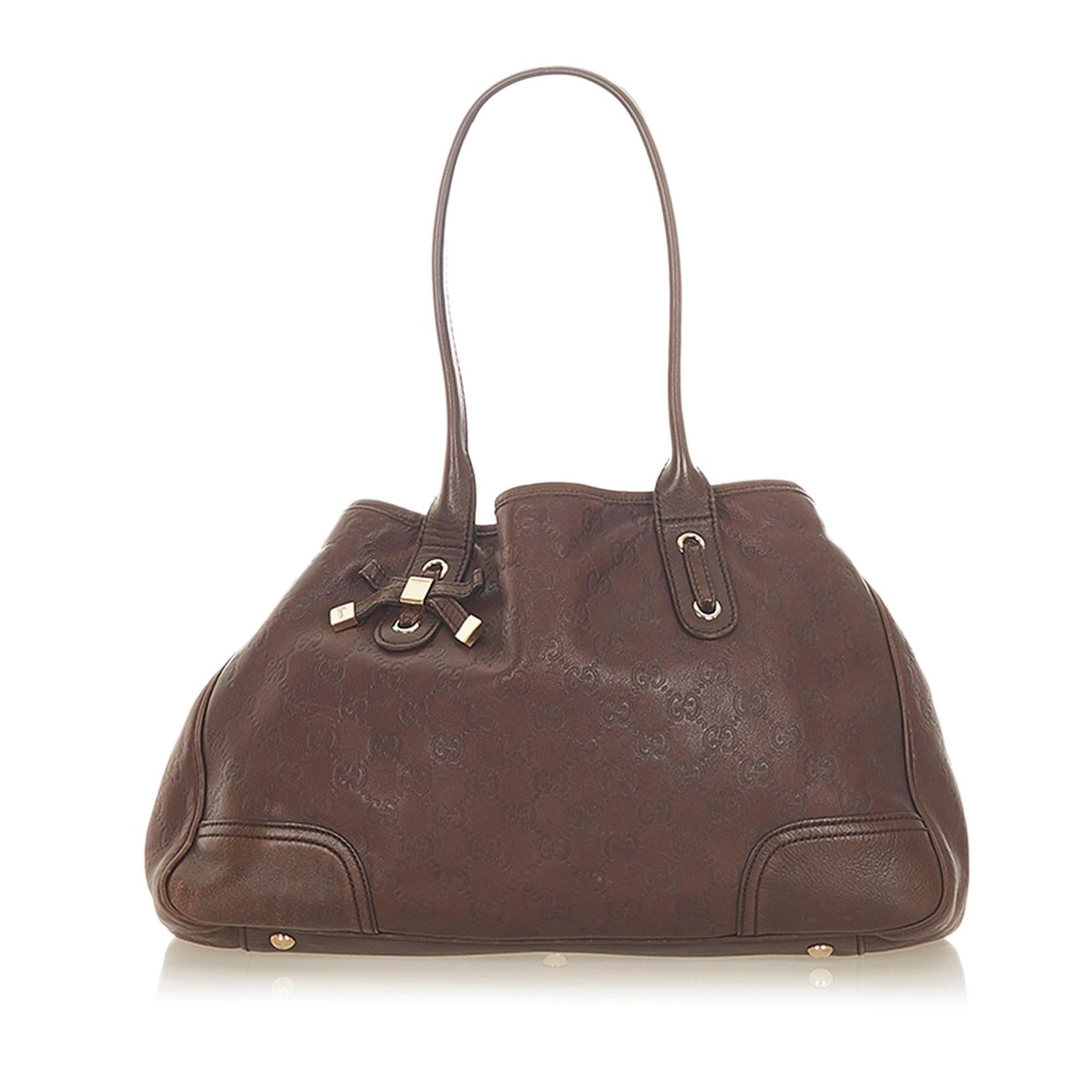 Gucci Guccissima Princy SHG Leather Calf Brown Tote Bag