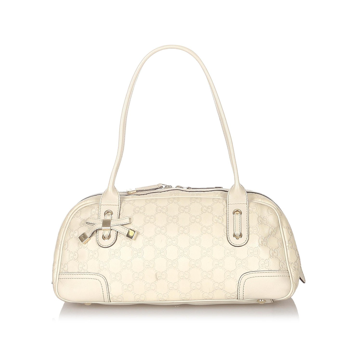 Gucci Guccissima Princy SHG Calf White Shoulder Bag 4