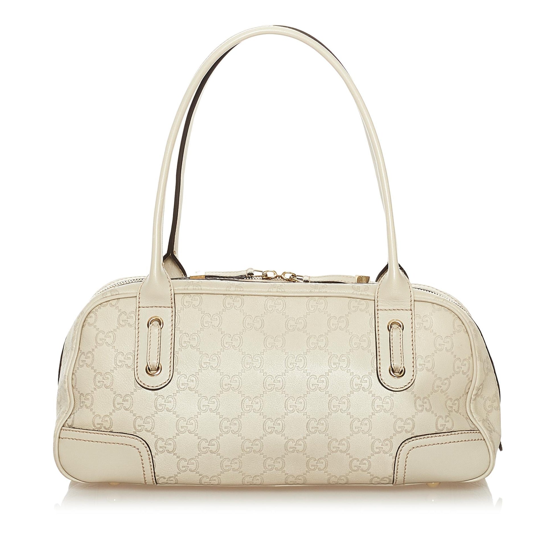 Gucci Guccissima Princy SHG Calf White Shoulder Bag