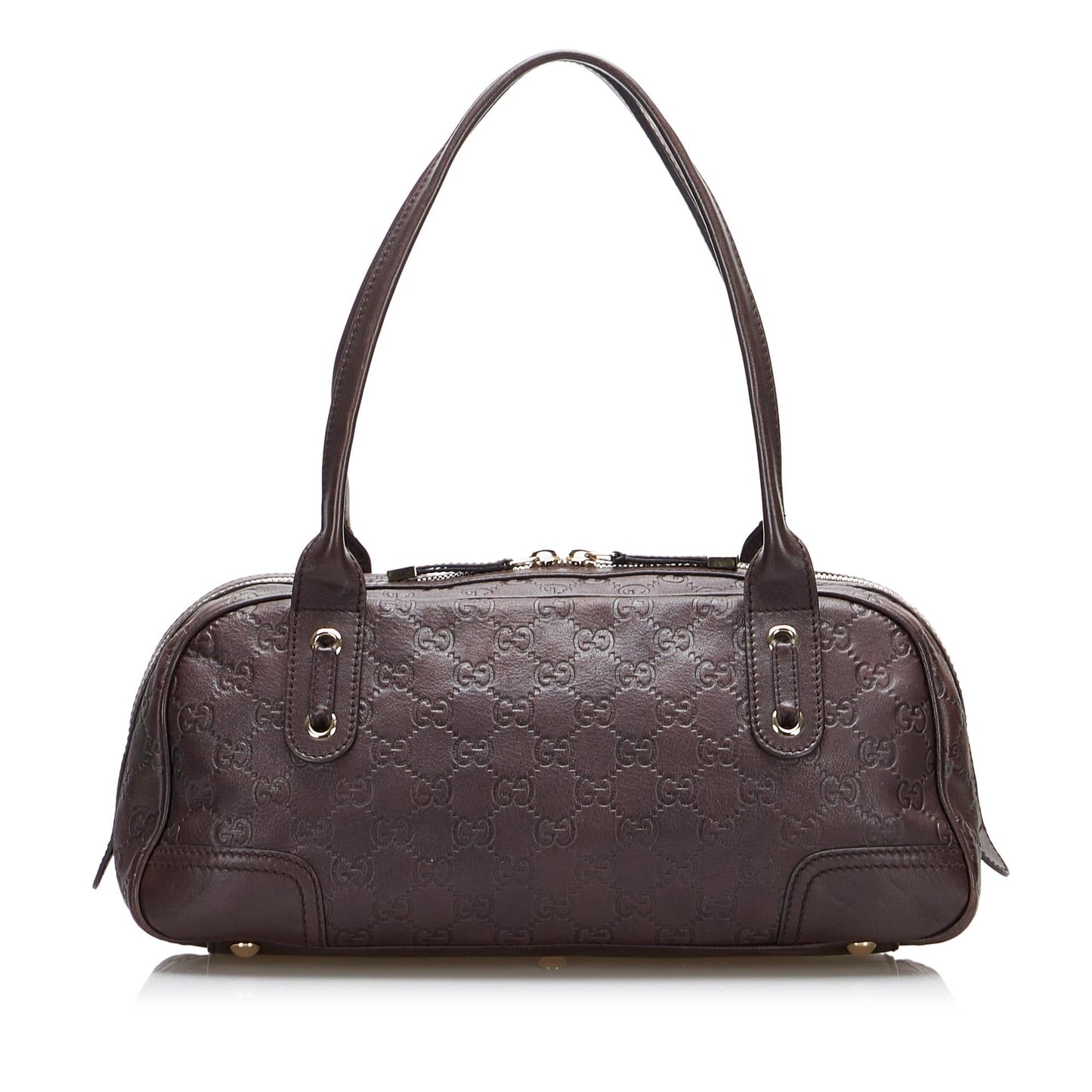 Gucci Guccissima Princy SHG-58AL2o Calf Brown Shoulder Bag