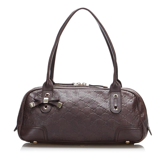 Gucci Guccissima Princy SHG-58AL2o Calf Brown Shoulder Bag