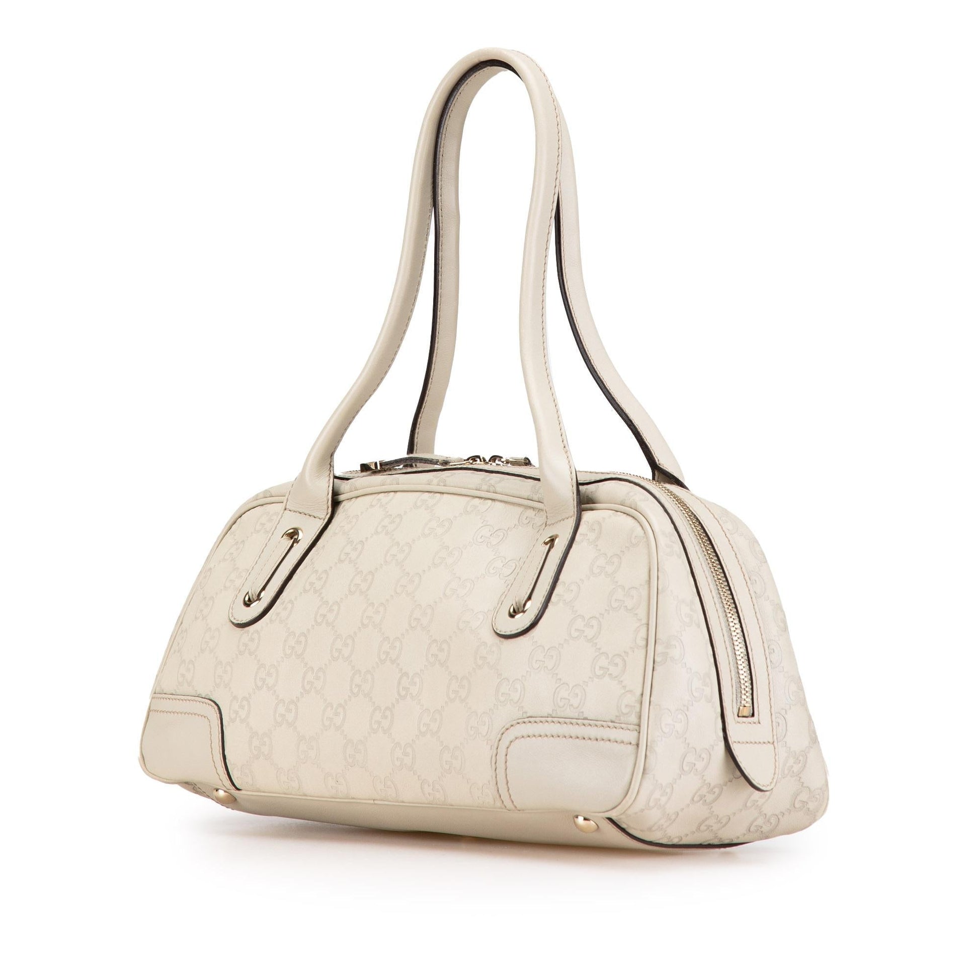 Gucci Guccissima Princy SHG-Fjzscr Calf White Shoulder Bag