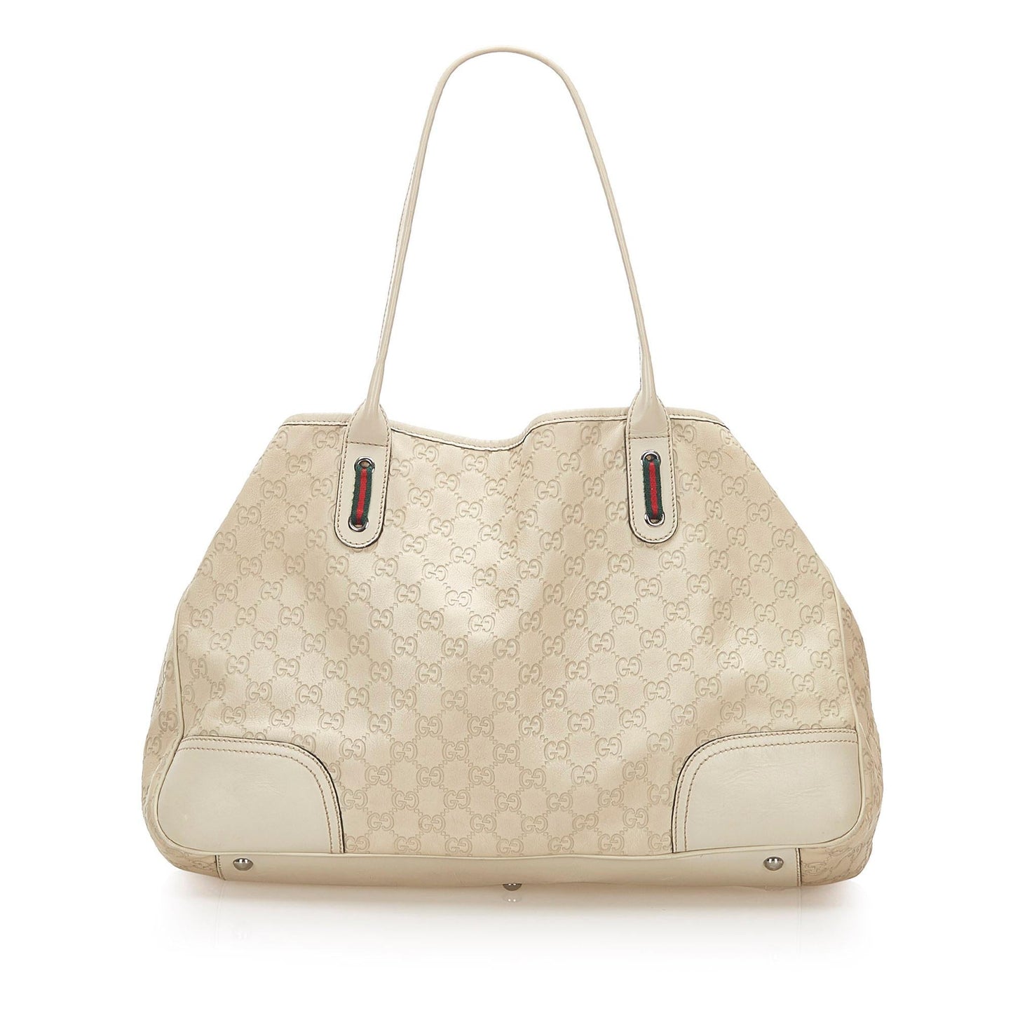 Gucci Guccissima Princy SHG Calf White Tote Bag
