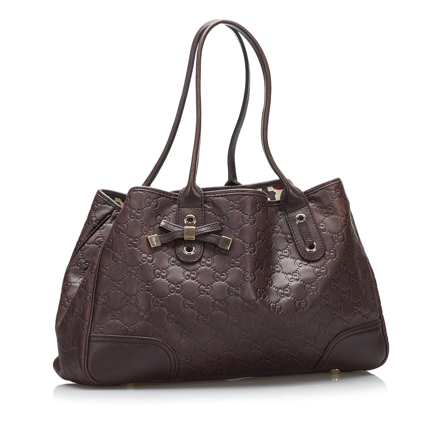 Gucci Guccissima Princy SHG-TGUA9d Calf Brown Tote Bag