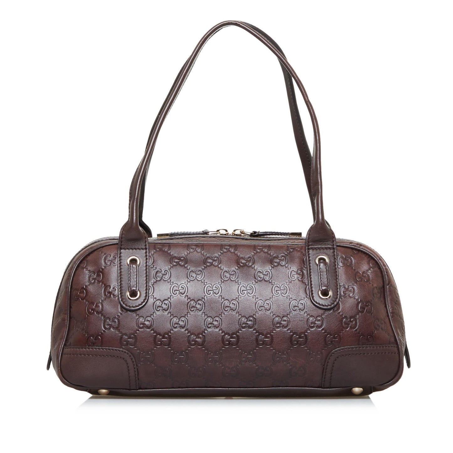 Gucci Guccissima Princy SHG-8u5yga Calf Brown Satchel Bag