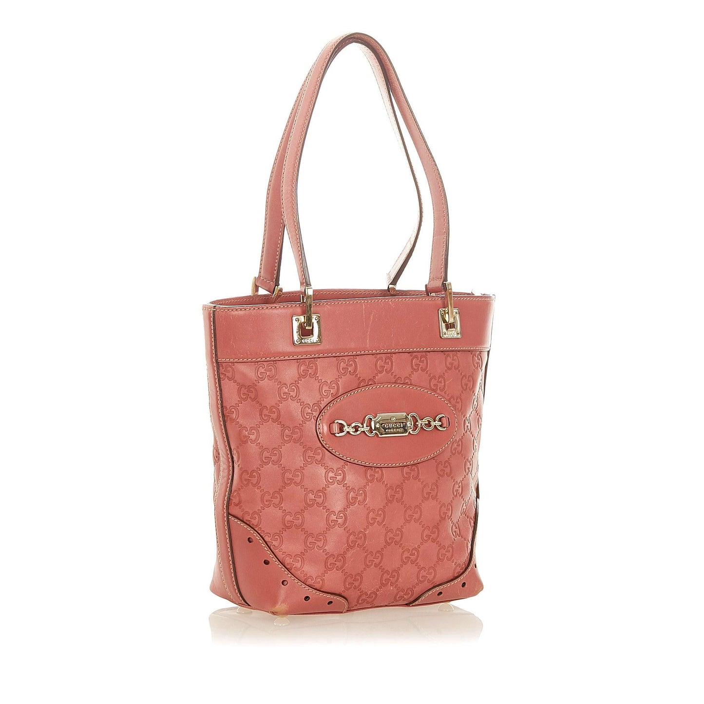 Gucci Guccissima Punch SHG Calf Red Tote Bag Bag Shg