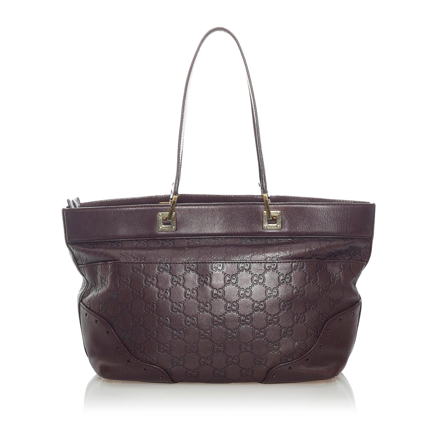 Gucci Guccissima Punch SHG Calf Brown Tote Bag