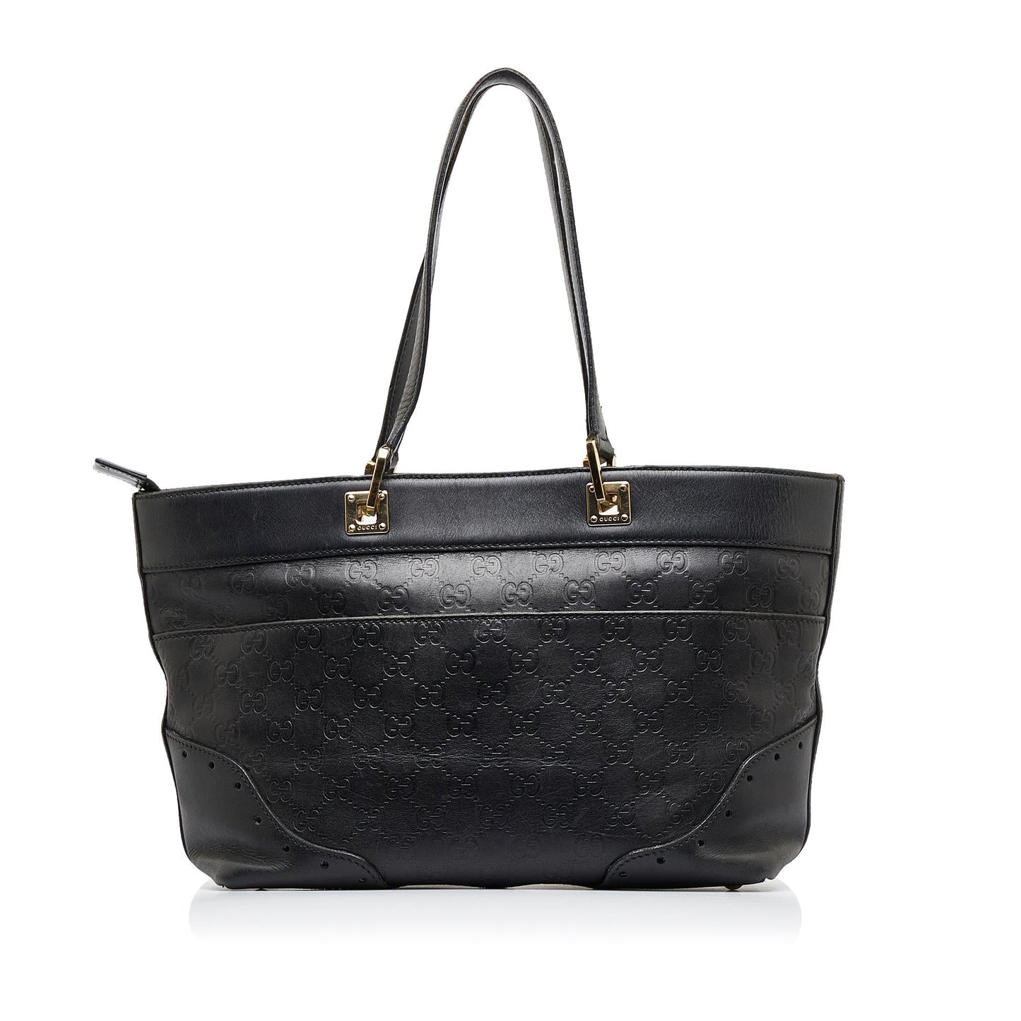 Gucci Guccissima Punch SHG-WppOJM Calf Black Tote Bag