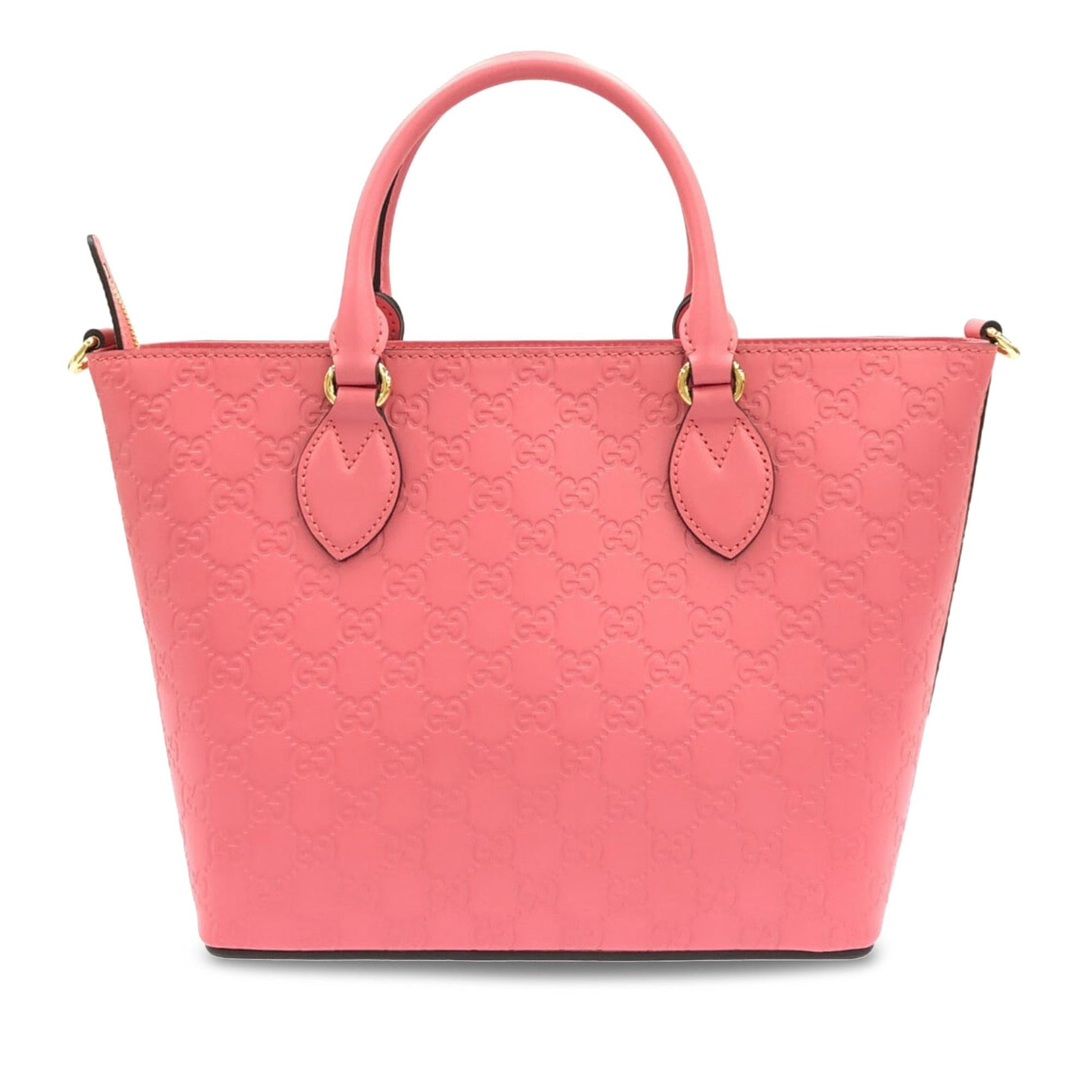 Gucci Guccissima Signature SHG-a5JAnv Calf Pink Satchel Bag
