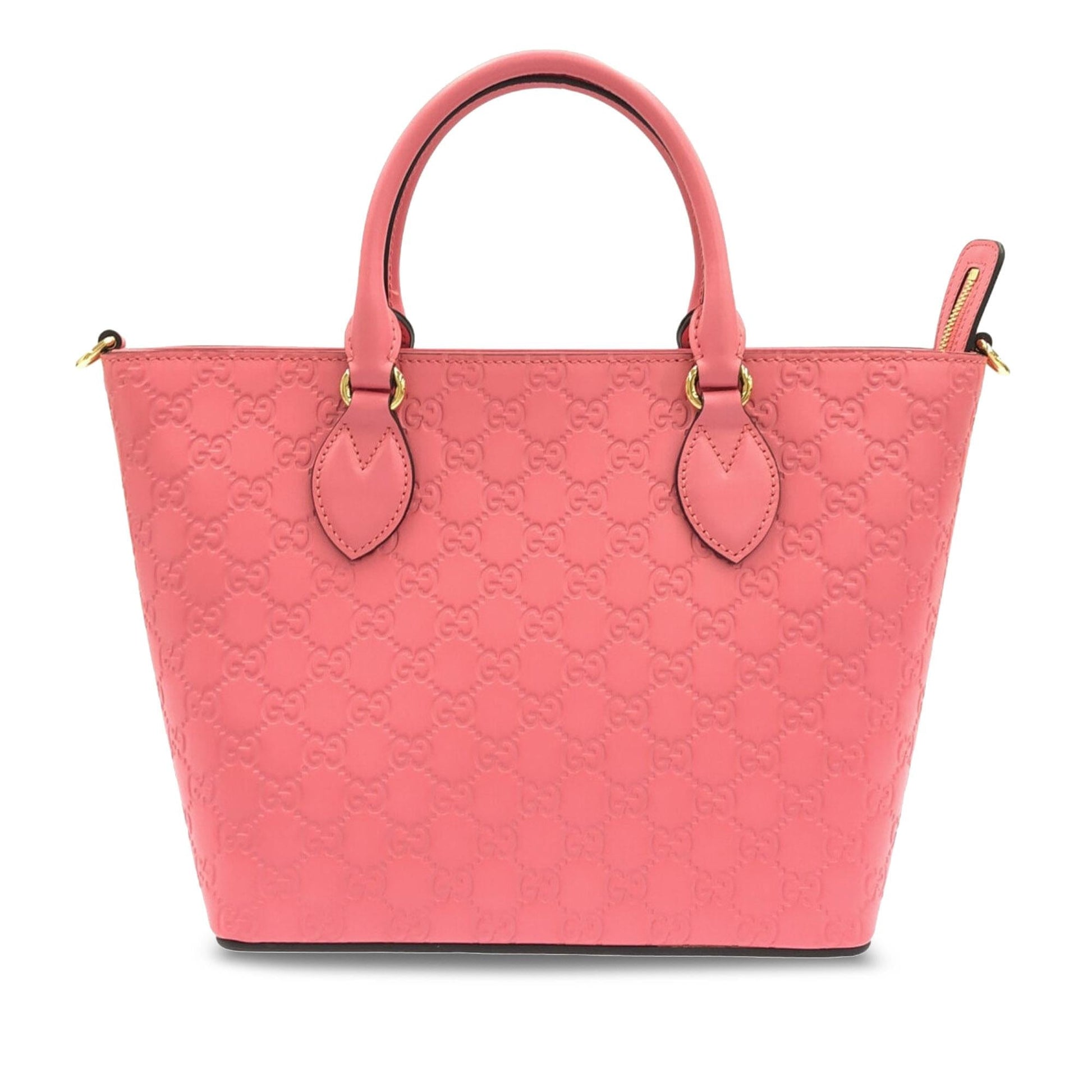 Gucci Guccissima Signature SHG-a5JAnv Calf Pink Satchel Bag