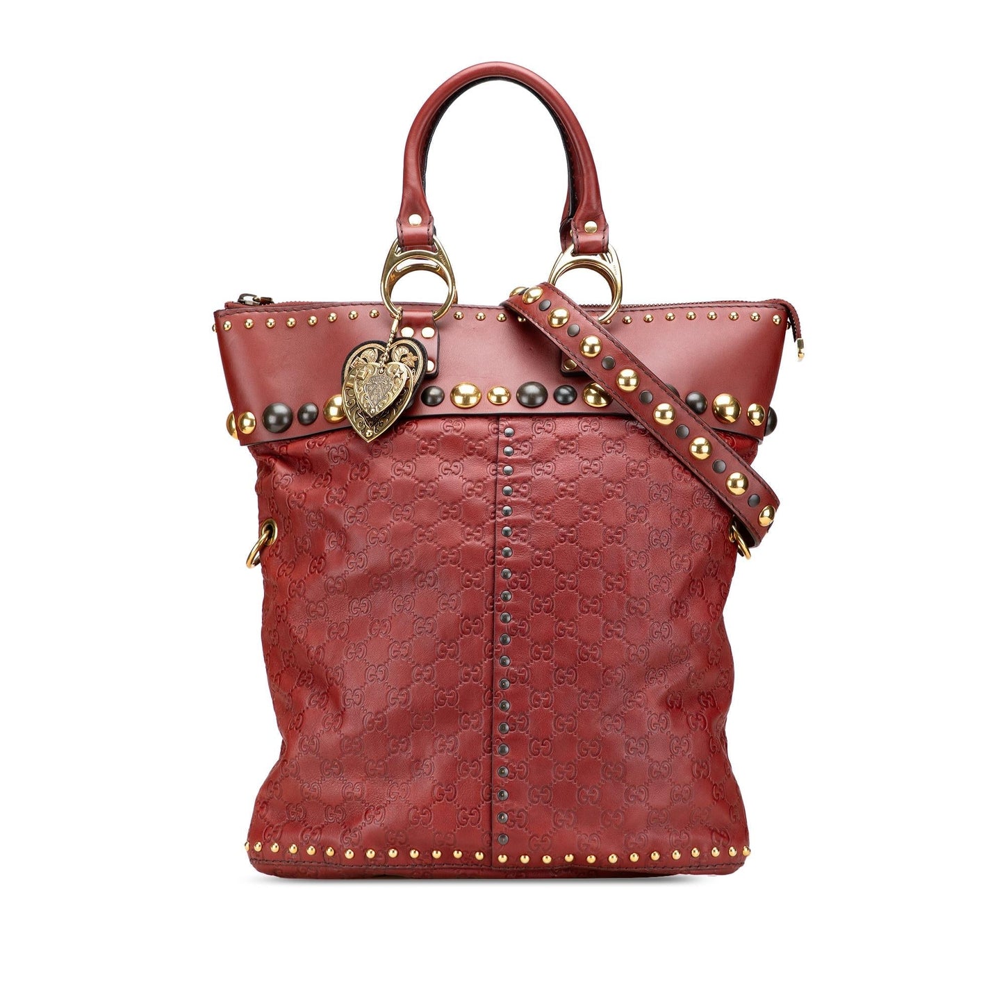 Gucci Guccissima Studded Babouska Travel Bag