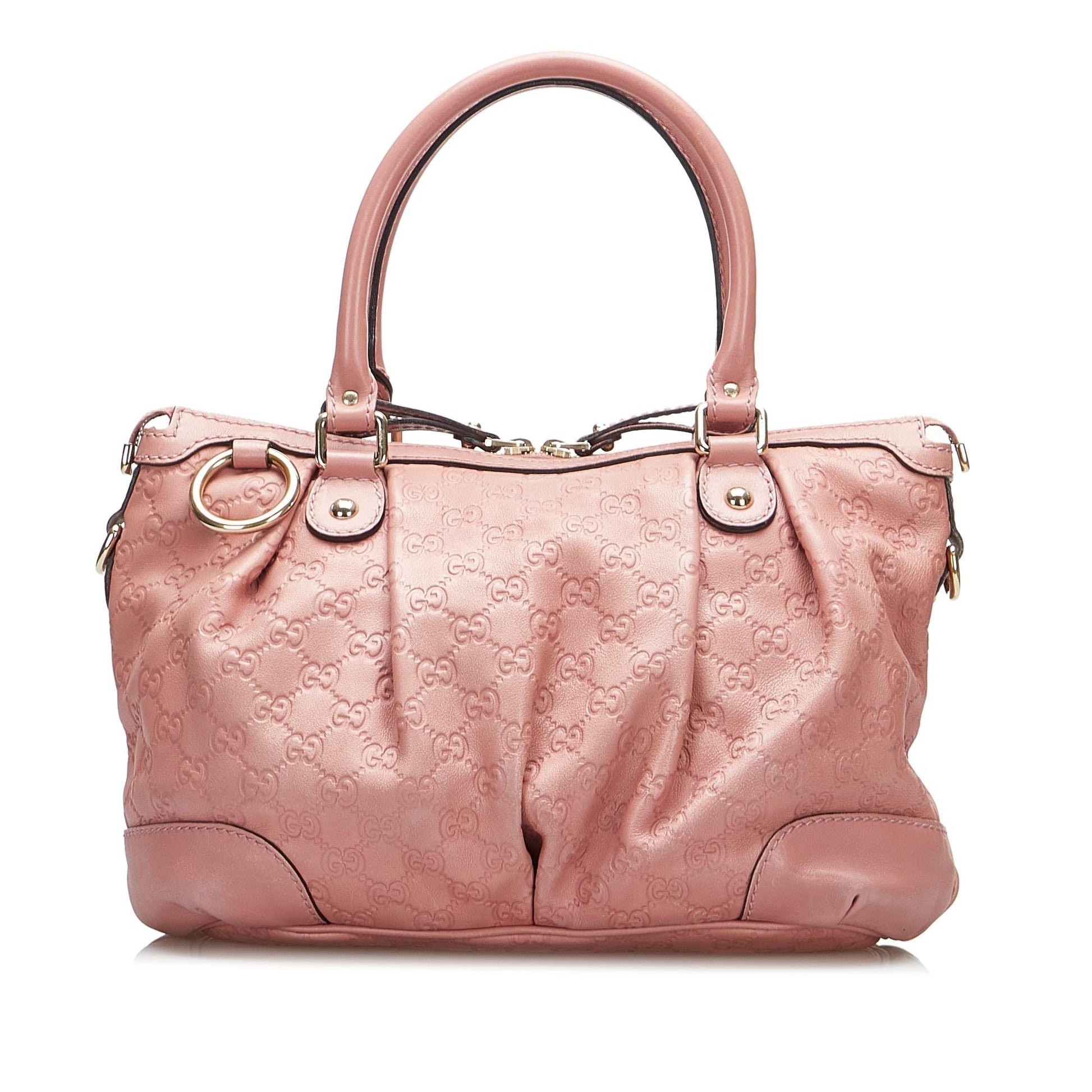 Gucci Guccissima Sukey SHG-xfIMm4 Calf Pink Satchel Bag