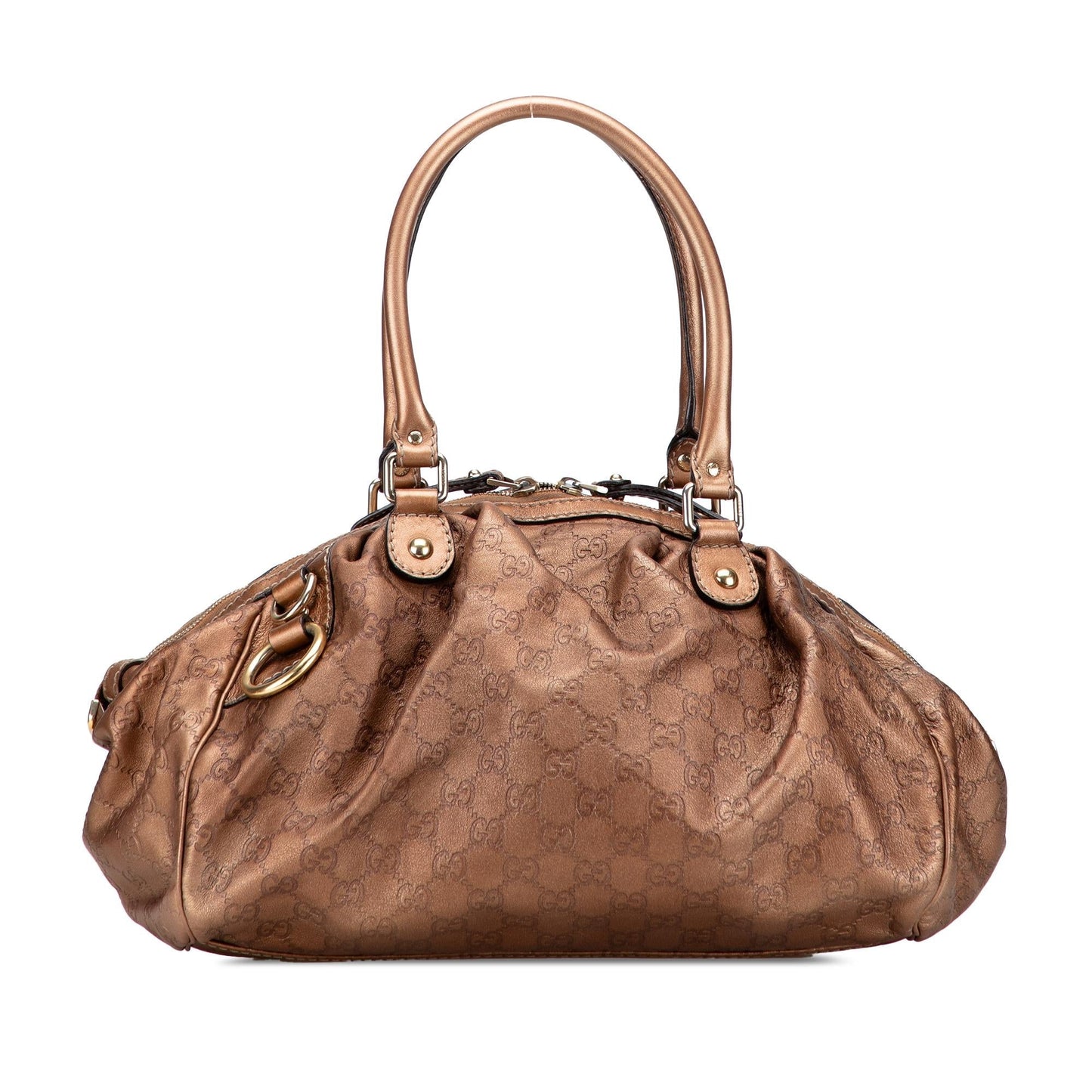 Gucci Guccissima Sukey Travel Bag Satchel 2