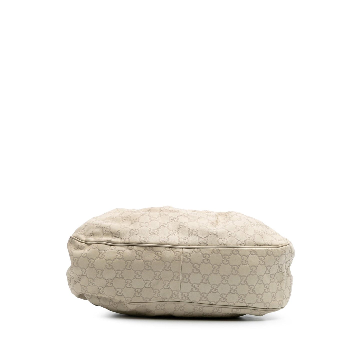 Gucci Guccissima Sukey Calf White Shoulder Bag