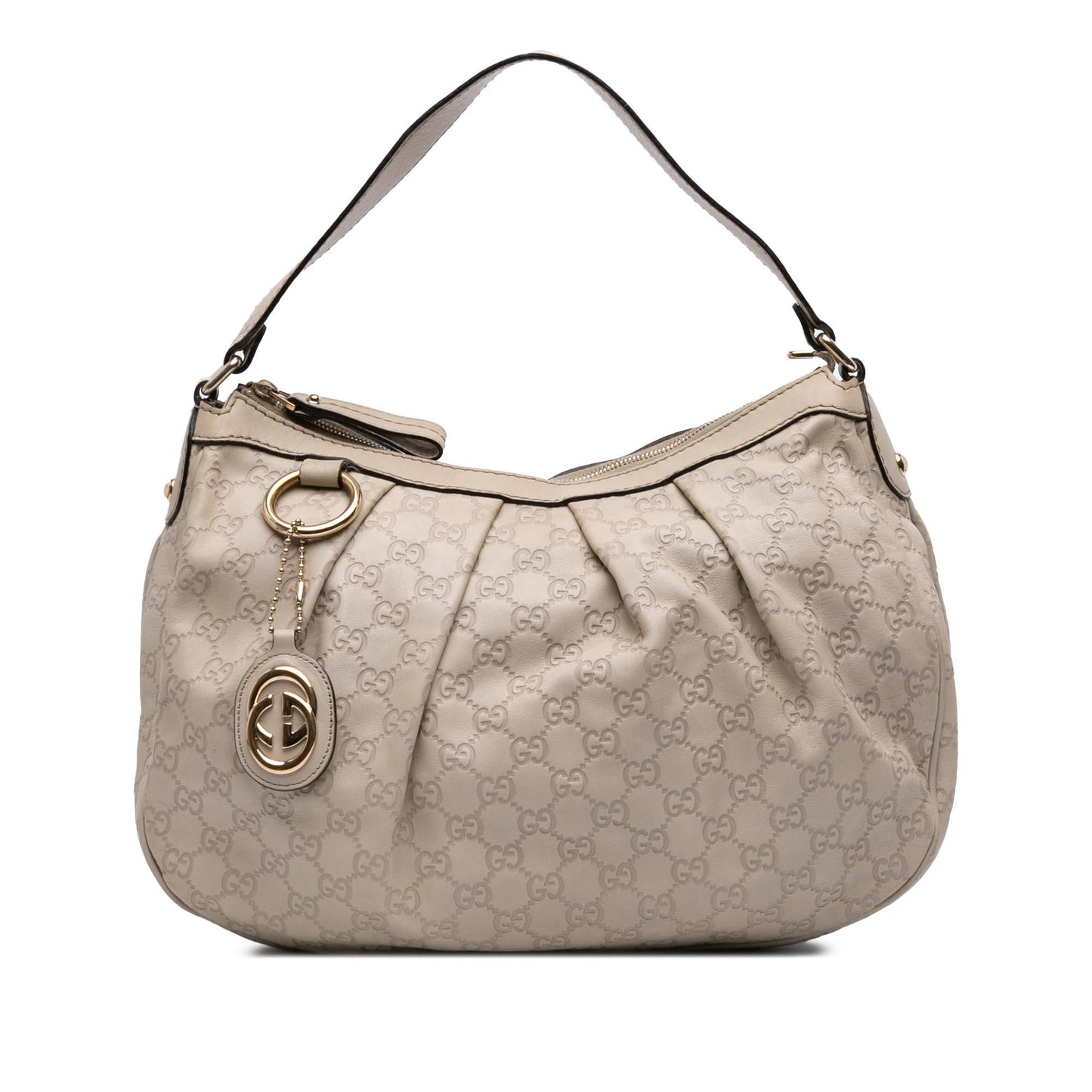 Gucci Guccissima Sukey Calf Brown Shoulder Bag