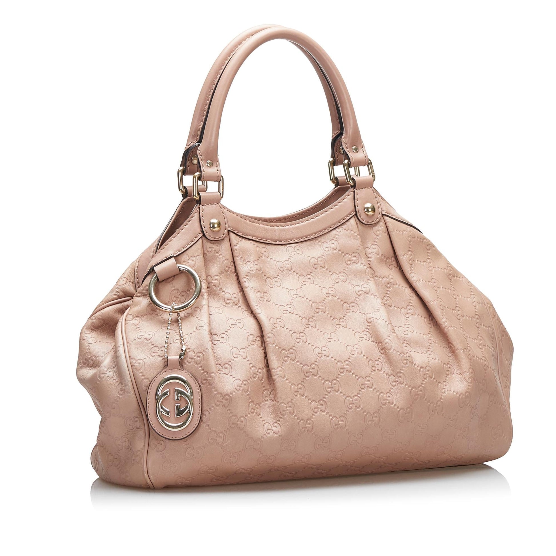 Gucci Guccissima Sukey SHG-3AILY4 Calf Pink Tote Bag