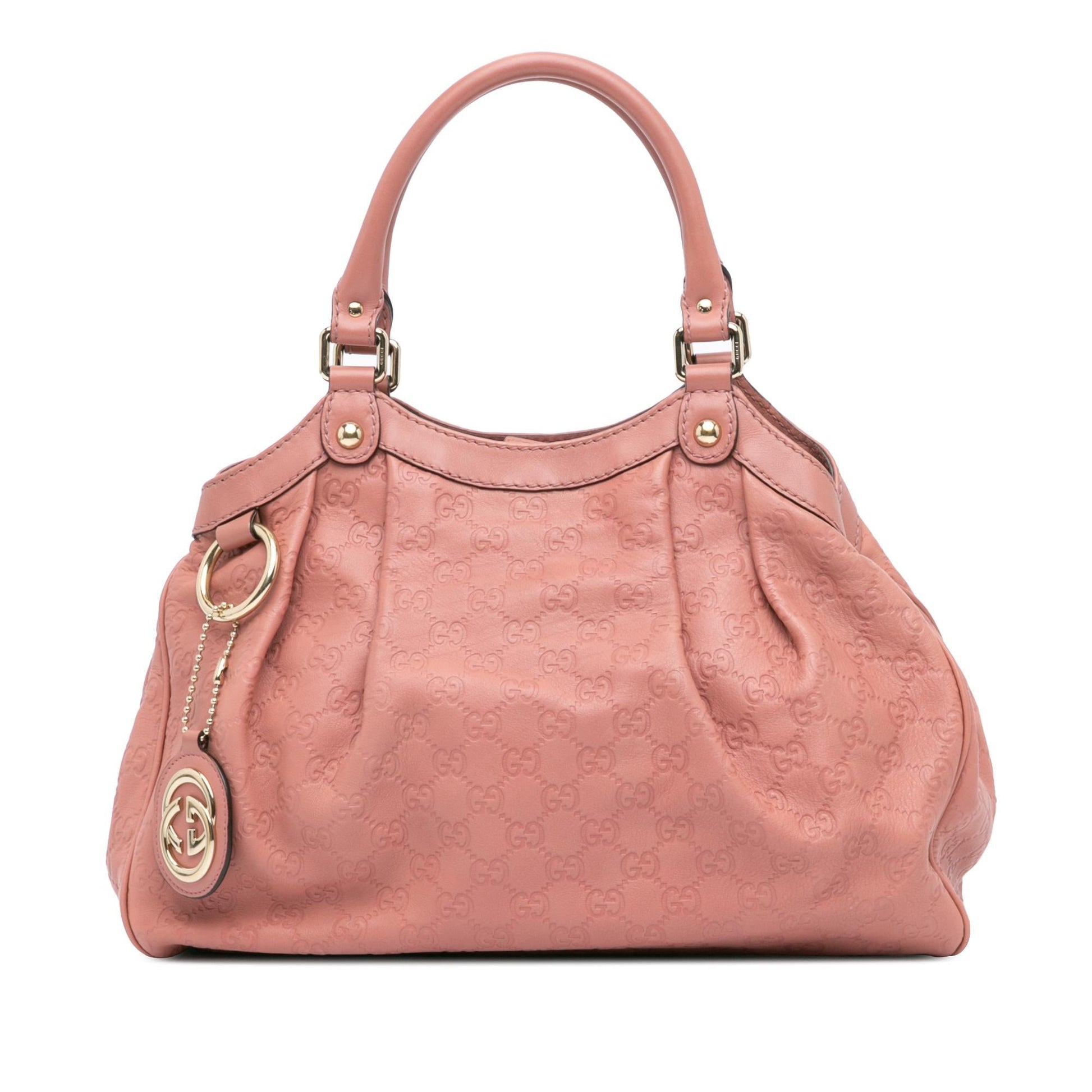 Gucci Guccissima Sukey SHG-A1N4Sh Calf Pink Tote Bag