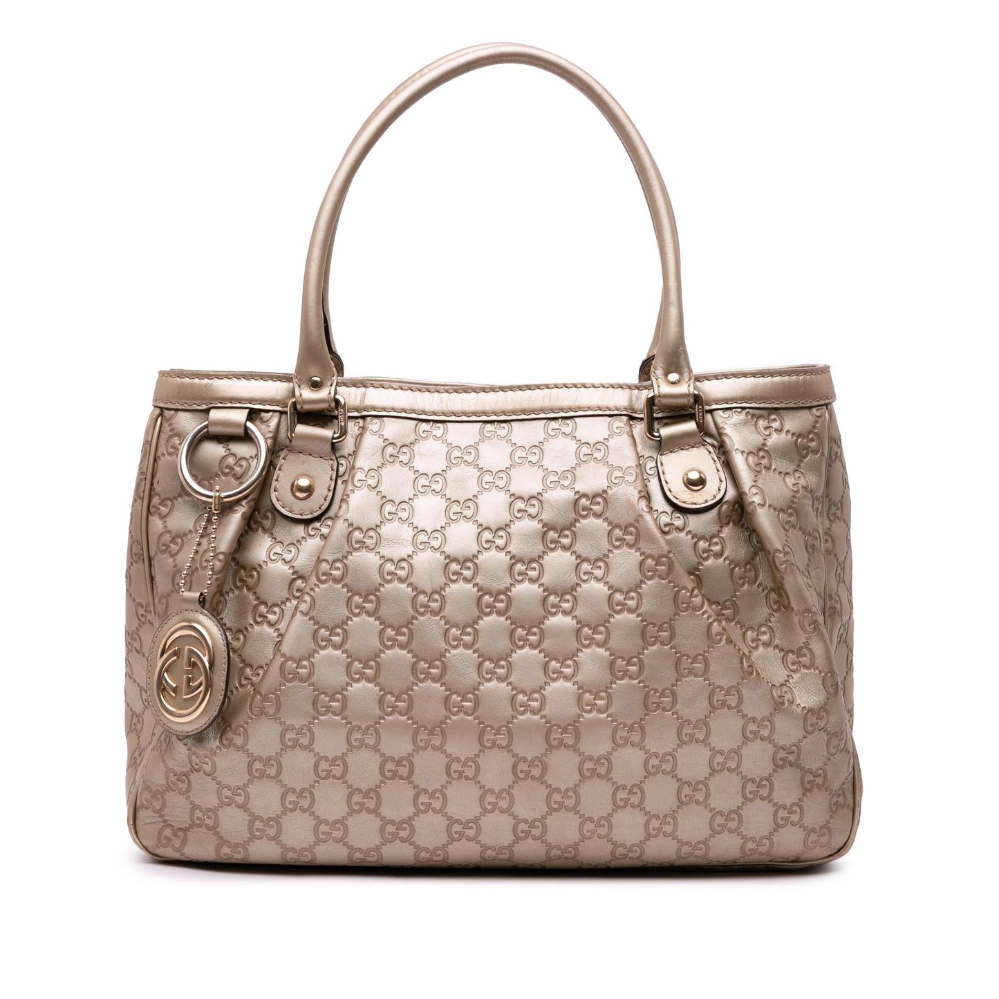 Gucci Guccissima Sukey Calf Gold Tote Bag Sukey Tote