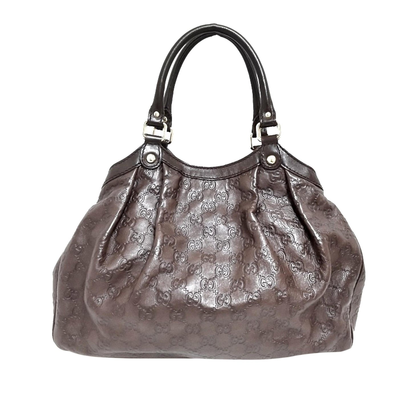 Gucci Guccissima Sukey SHG Calf Brown Shoulder Bag