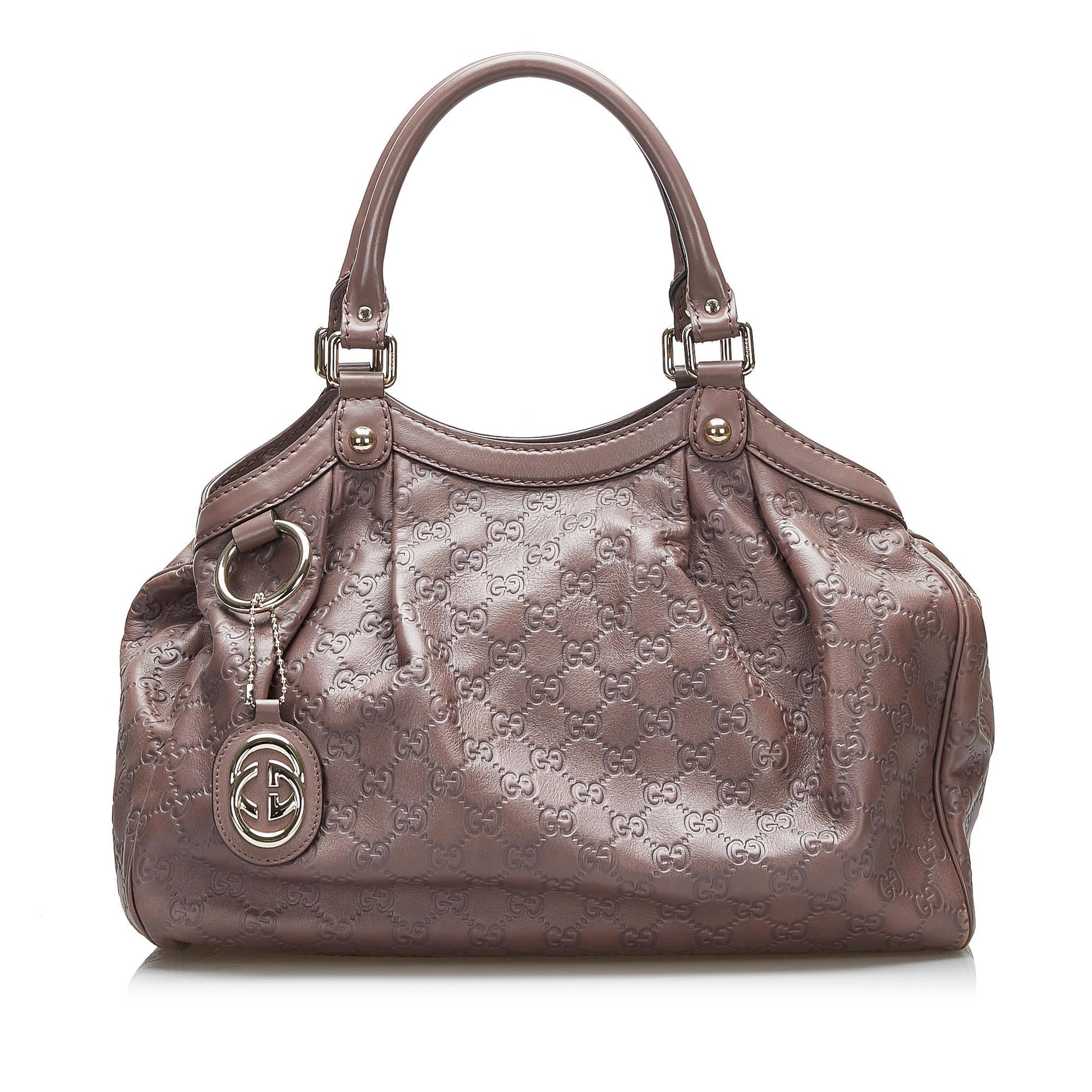 Gucci Guccissima Sukey SHG-XpVoYF Calf Brown Tote Bag