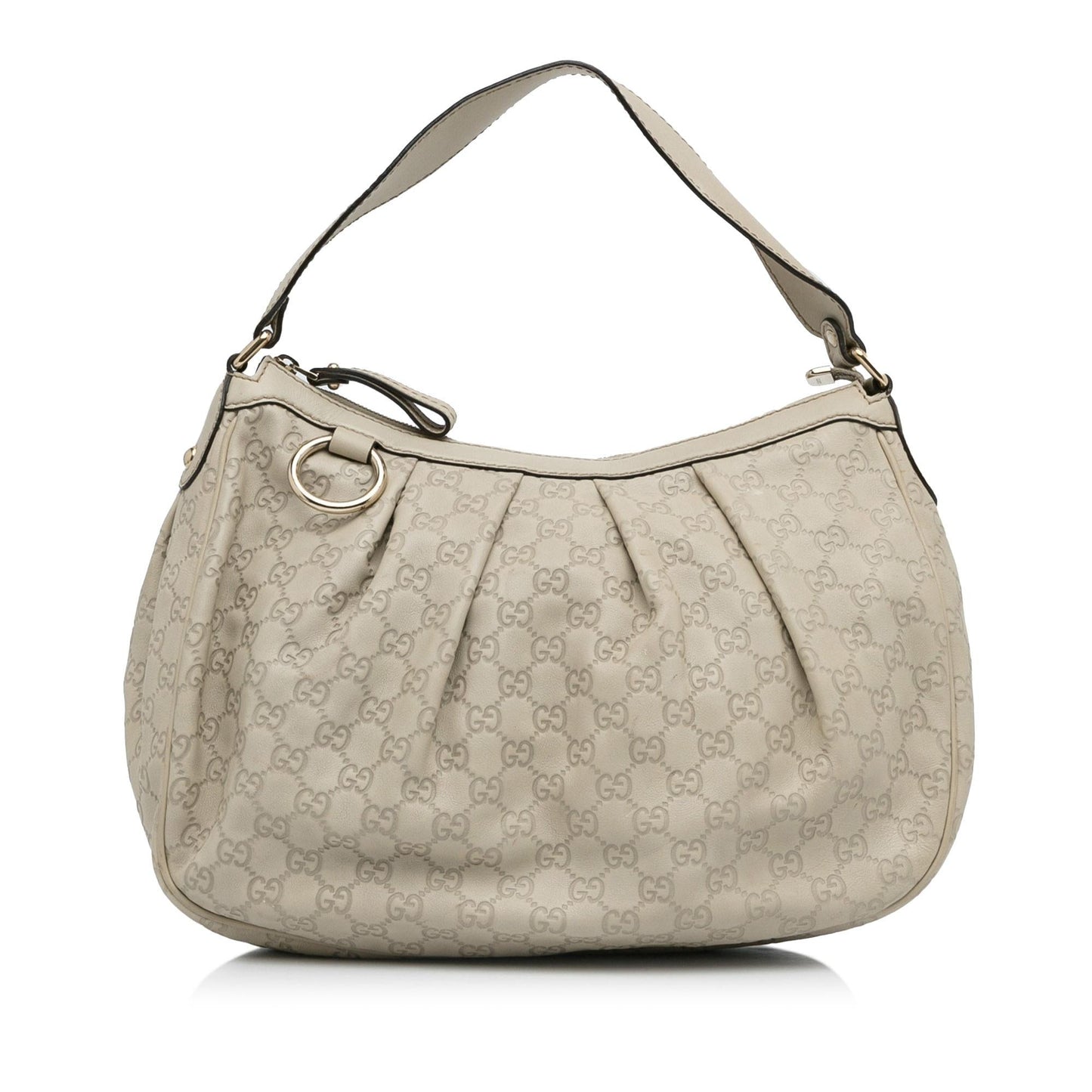 Gucci Guccissima Sukey SHG-LS9Q7r Calf White Shoulder Bag