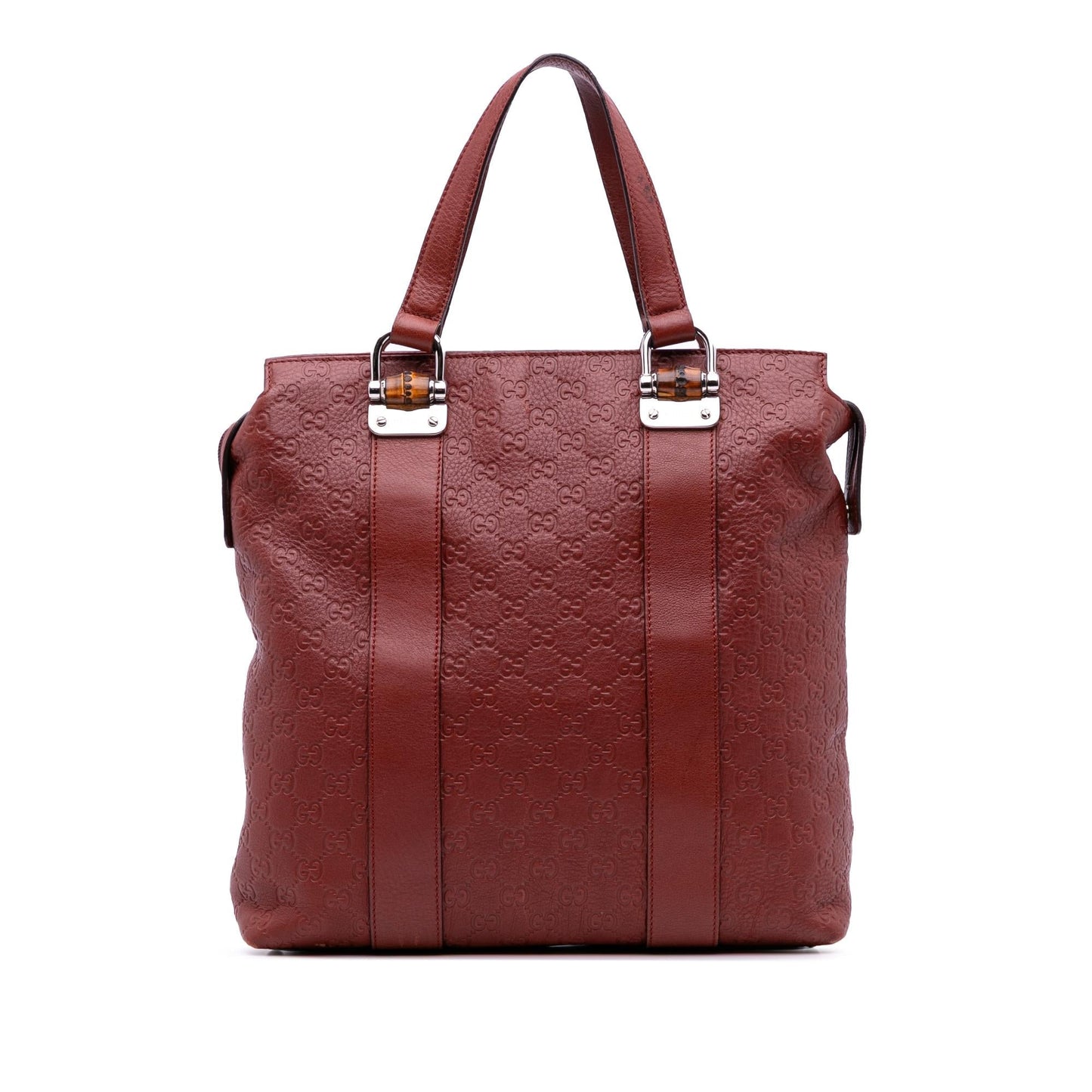 Gucci Guccissima Tender Bamboo Bar Tote Bag