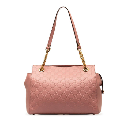 Gucci Guccissima SHG-rvGmox Calf Pink Tote Bag