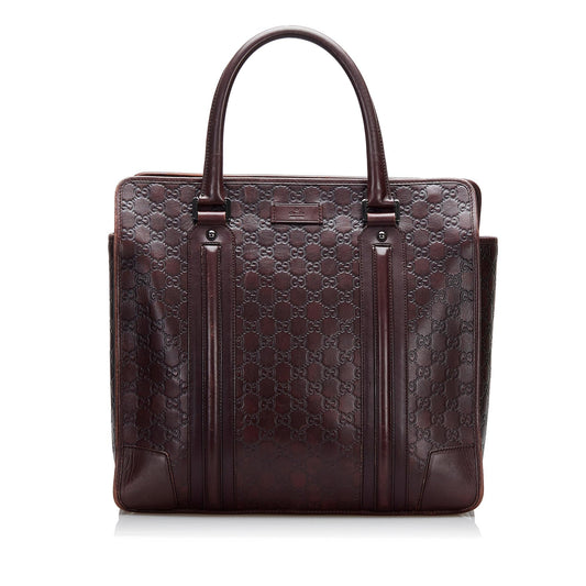 Gucci Guccissima SHG-8E1S5j Calf Brown Tote Bag