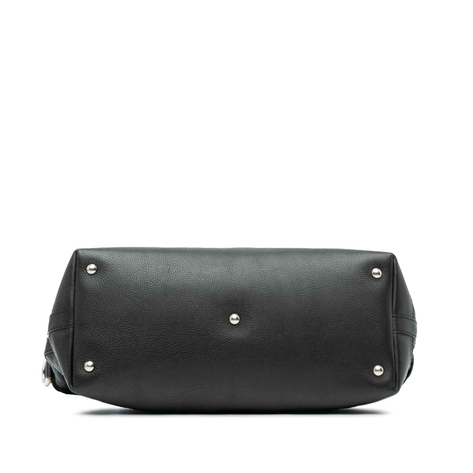 Gucci Guccissima SHG-aMRMU6 Calf Black Tote Bag