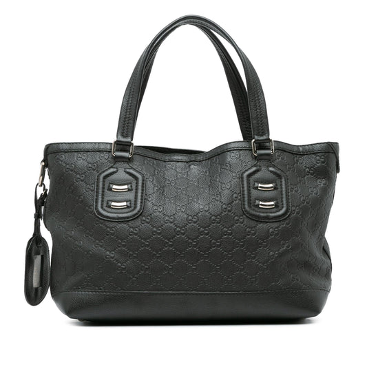 Gucci Guccissima SHG-aMRMU6 Calf Black Tote Bag