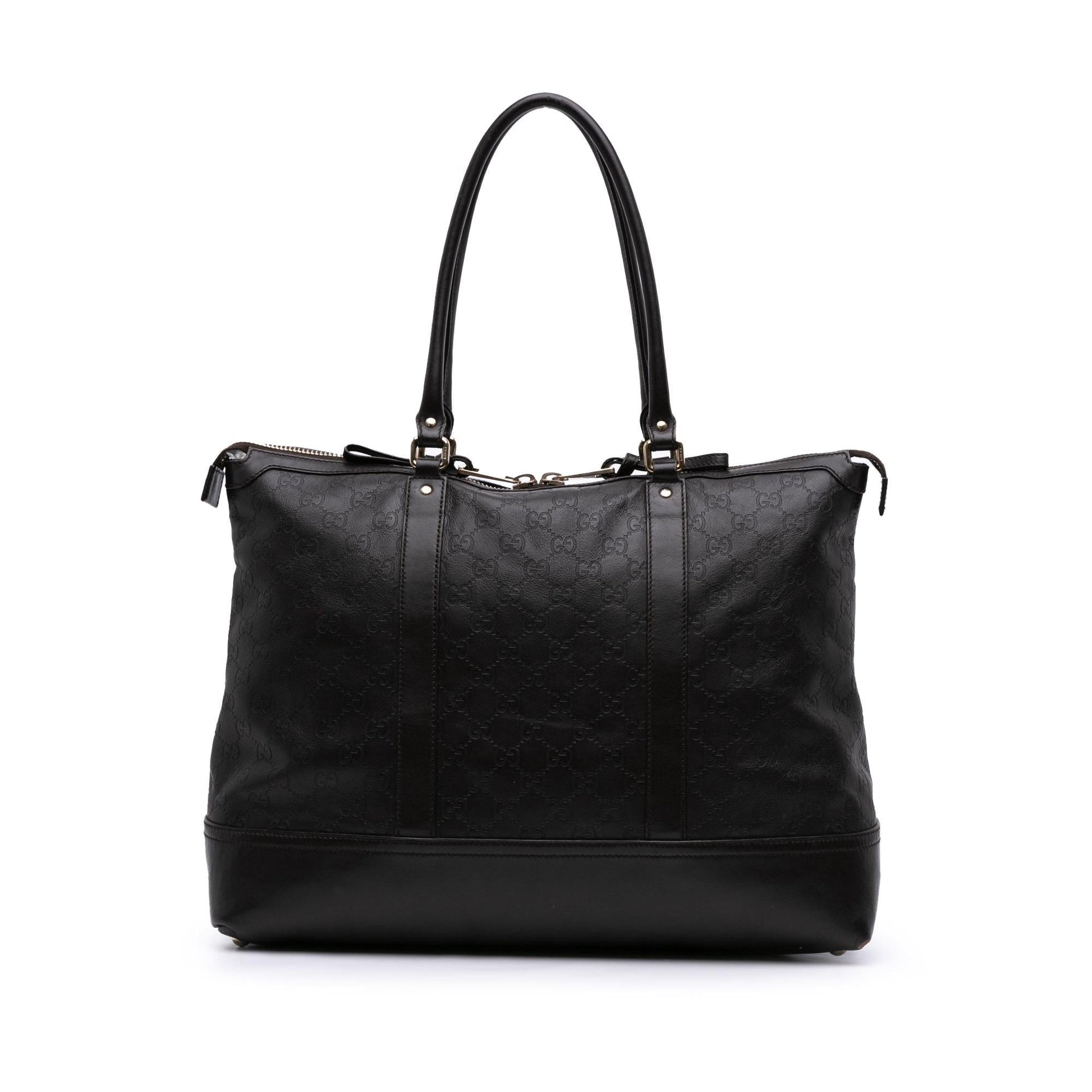 Gucci Guccissima Calf Black Tote Bag