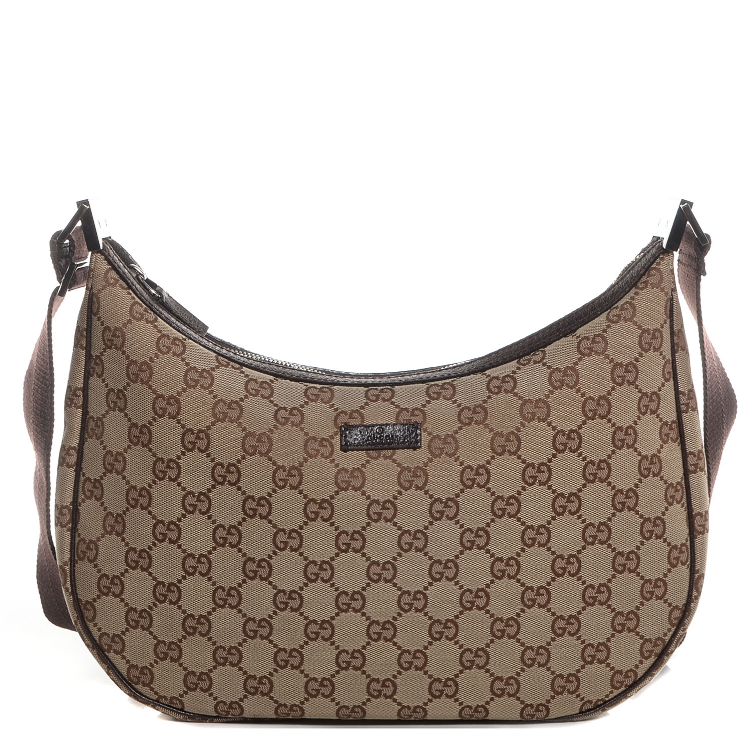 Gucci GG Half Moon Crescent Messenger Monogram Travel Bag