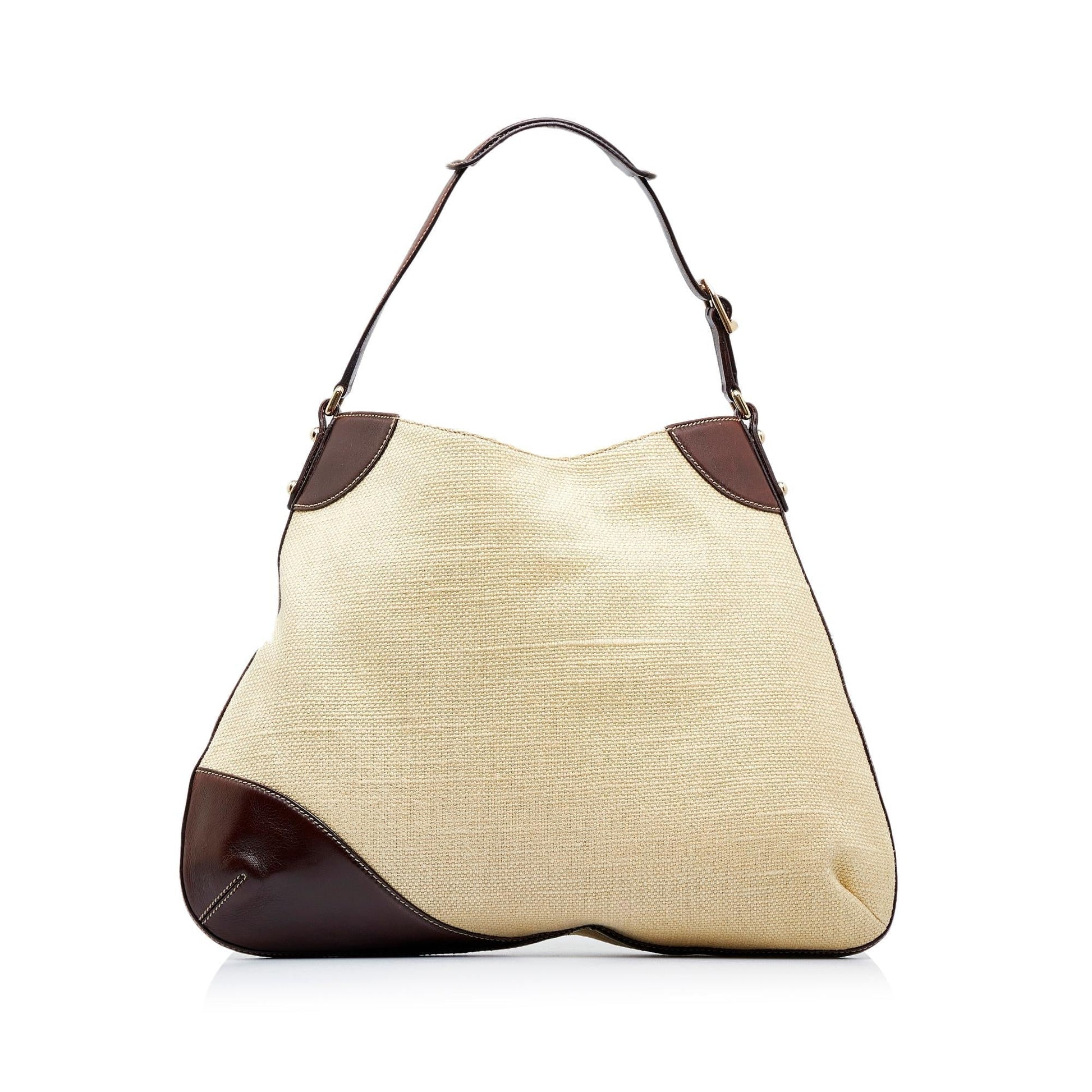 Gucci Hasler SHG-uedmVV Canvas Calf Brown Shoulder Bag
